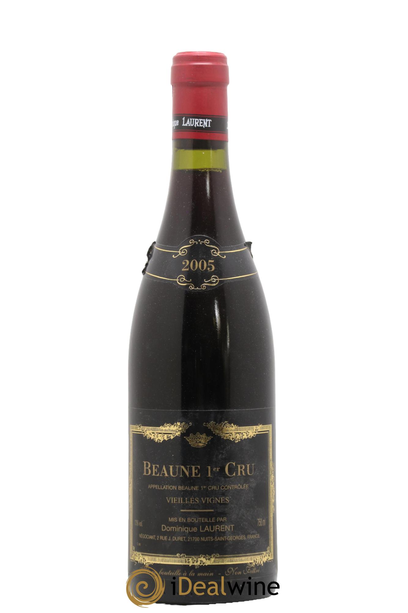 Beaune 1er Cru Vieilles Vignes Dominique Laurent 2005 - Lot de 1 bouteille - 0