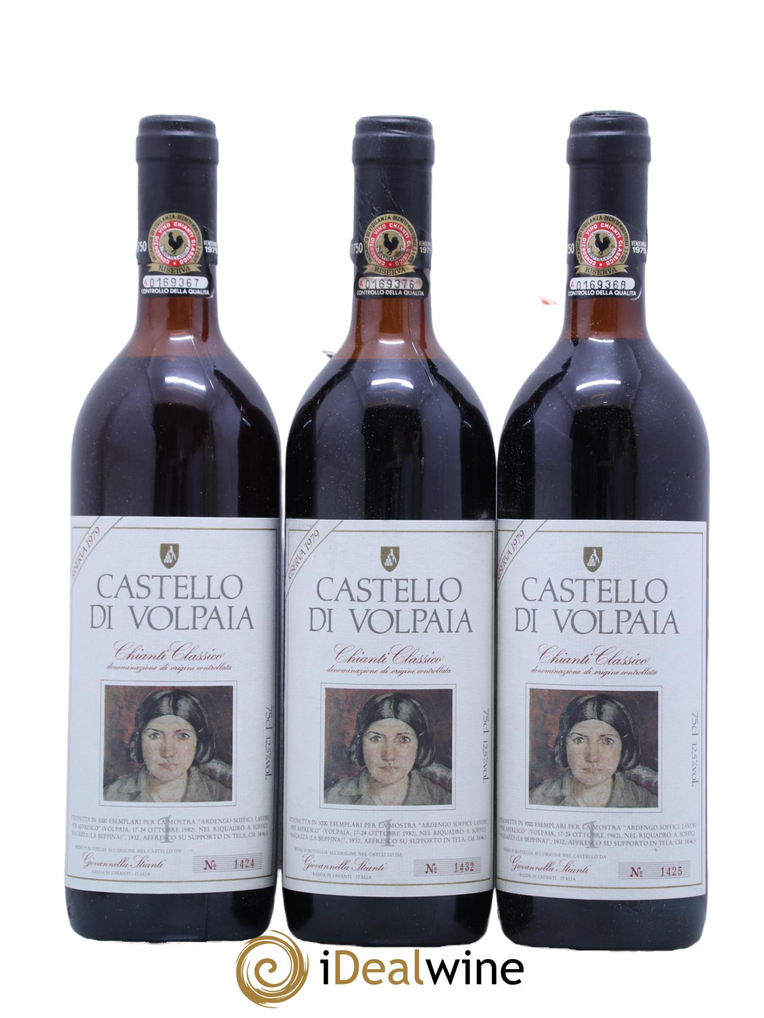 Chianti Classico DOCG Riserva Castello di Volpaia 1979 - Posten von 6 Flaschen - 2