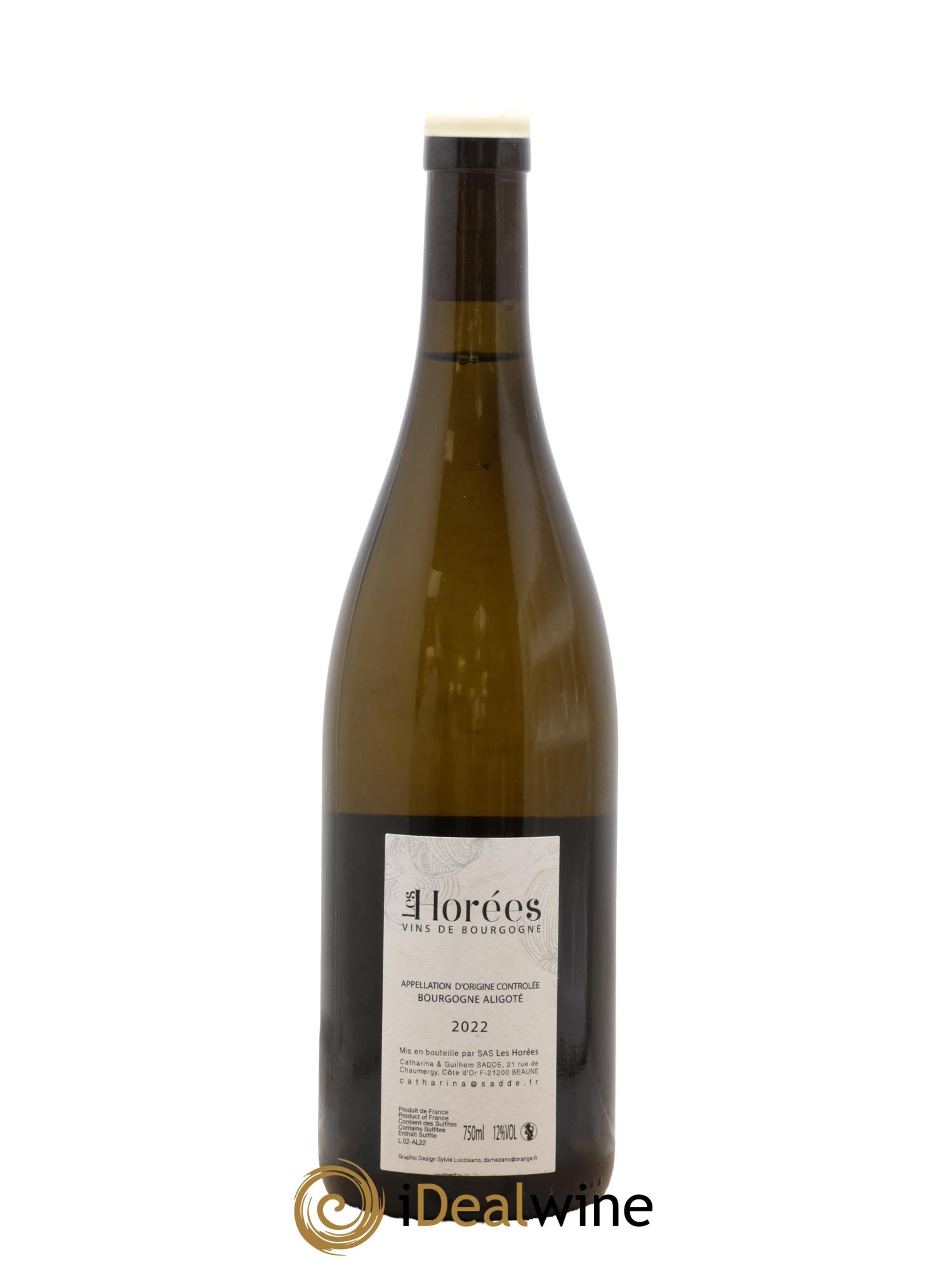 Bourgogne Aligoté En Coulezain Les Horées 2022 - Lot of 1 bottle - 1