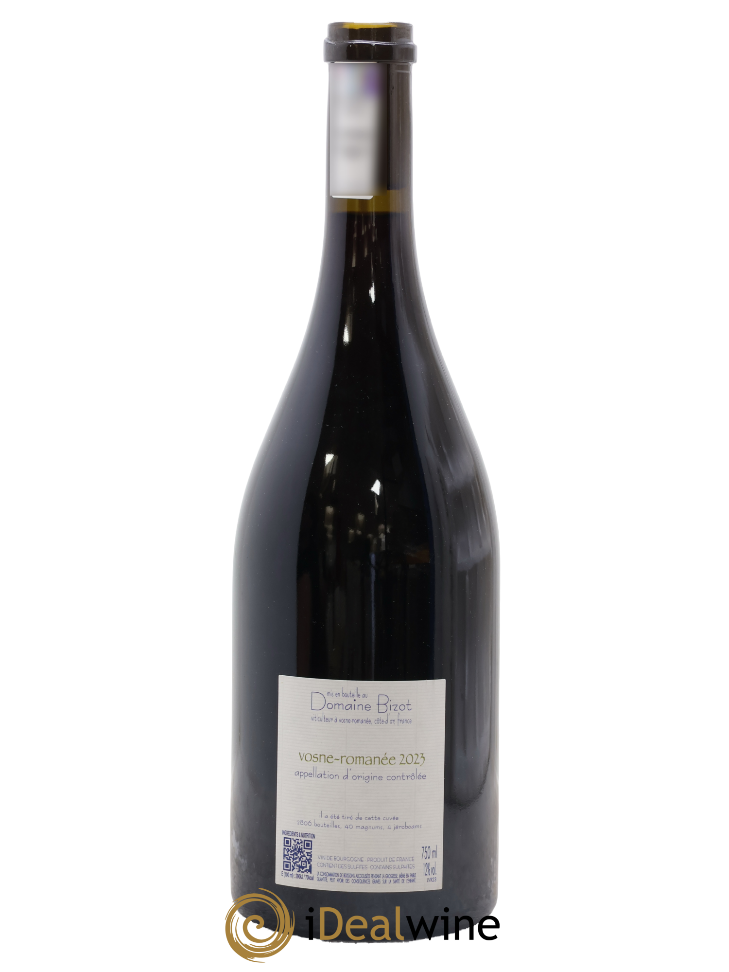 Vosne-Romanée Bizot (Domaine) 2023 - Lot de 1 bouteille - 1