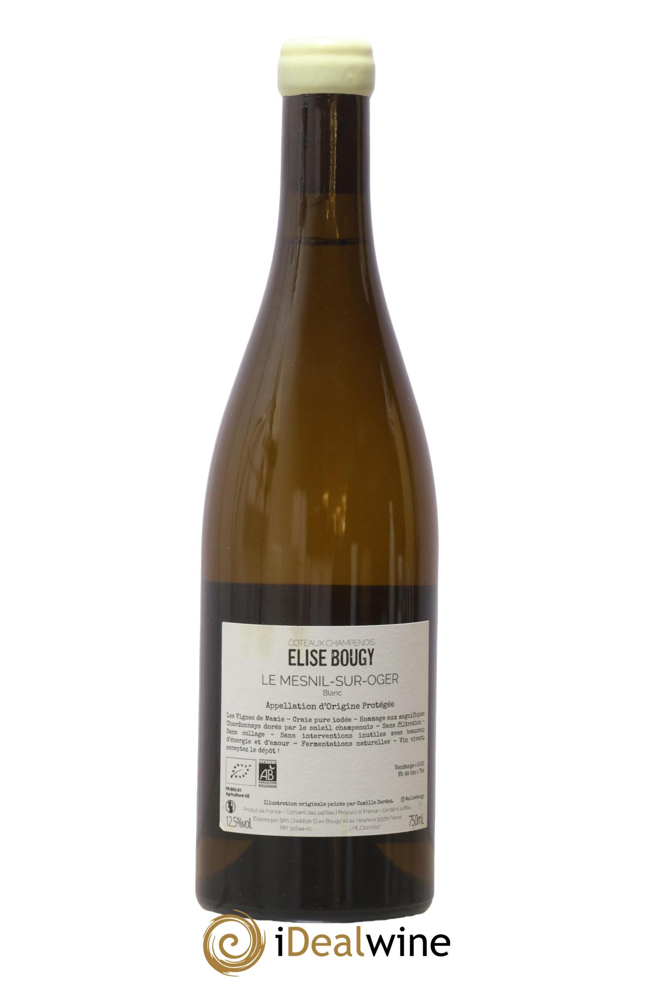Coteaux Champenois Ne pas faire sans blanc Elise Bougy 2022 - Lot of 1 bottle - 1