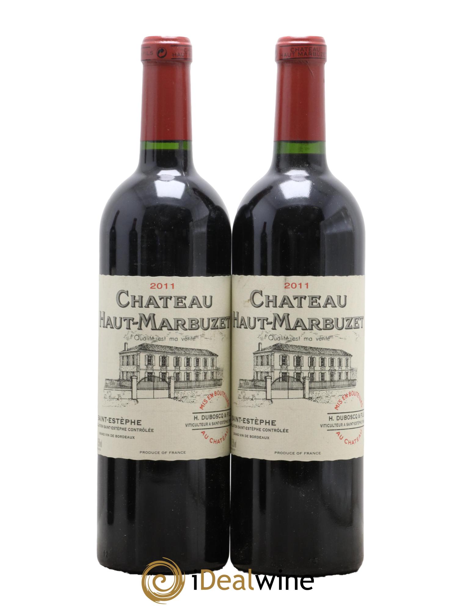 Château Haut Marbuzet 2011 - Lot de 2 bouteilles - 0