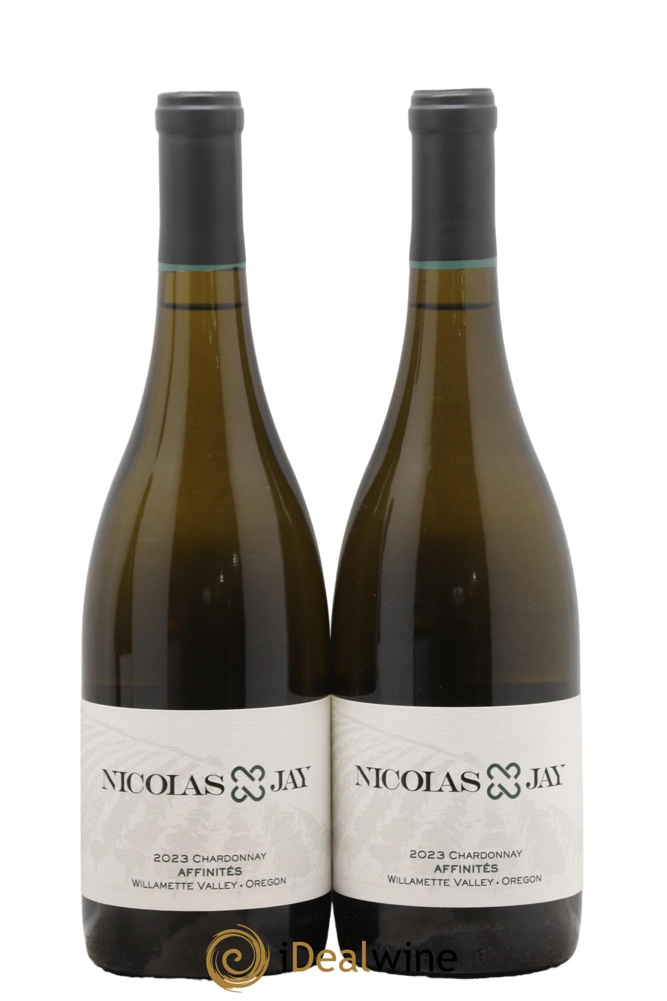 USA Affinités Chardonnay Willamette Valley Nicolas-Jay 2023 - Lot de 2 bouteilles - 0