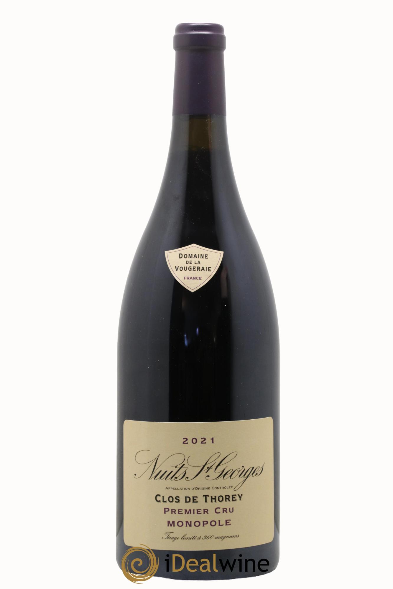 Nuits-Saint-Georges 1er Cru Clos de Thorey La Vougeraie 2021 - Lot de 1 magnum - 0