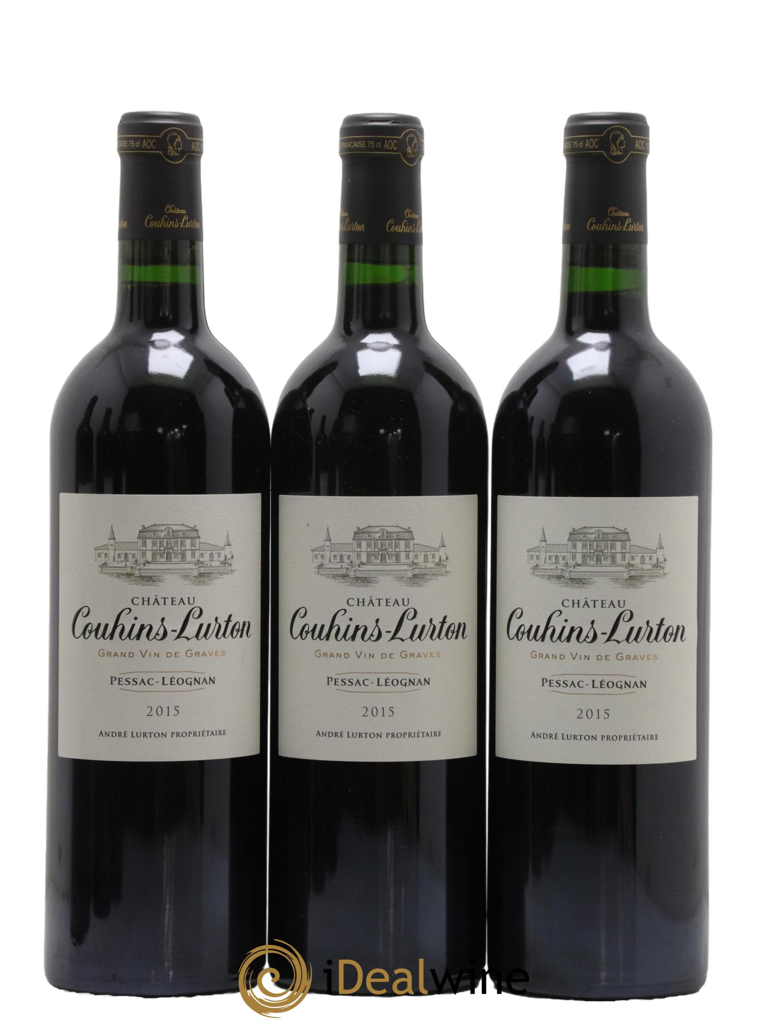 Château Couhins-Lurton 2015 - Lot de 6 bouteilles - 2