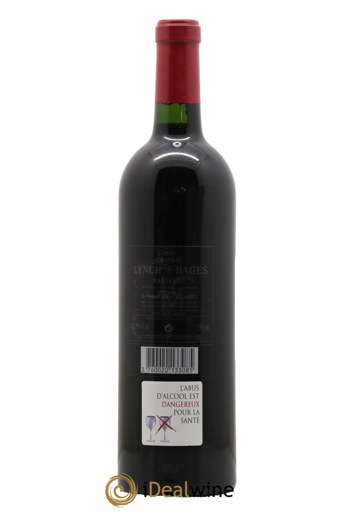 Château Lynch Bages 5ème Grand Cru Classé 2009 - Lot de 1 bouteille - 1