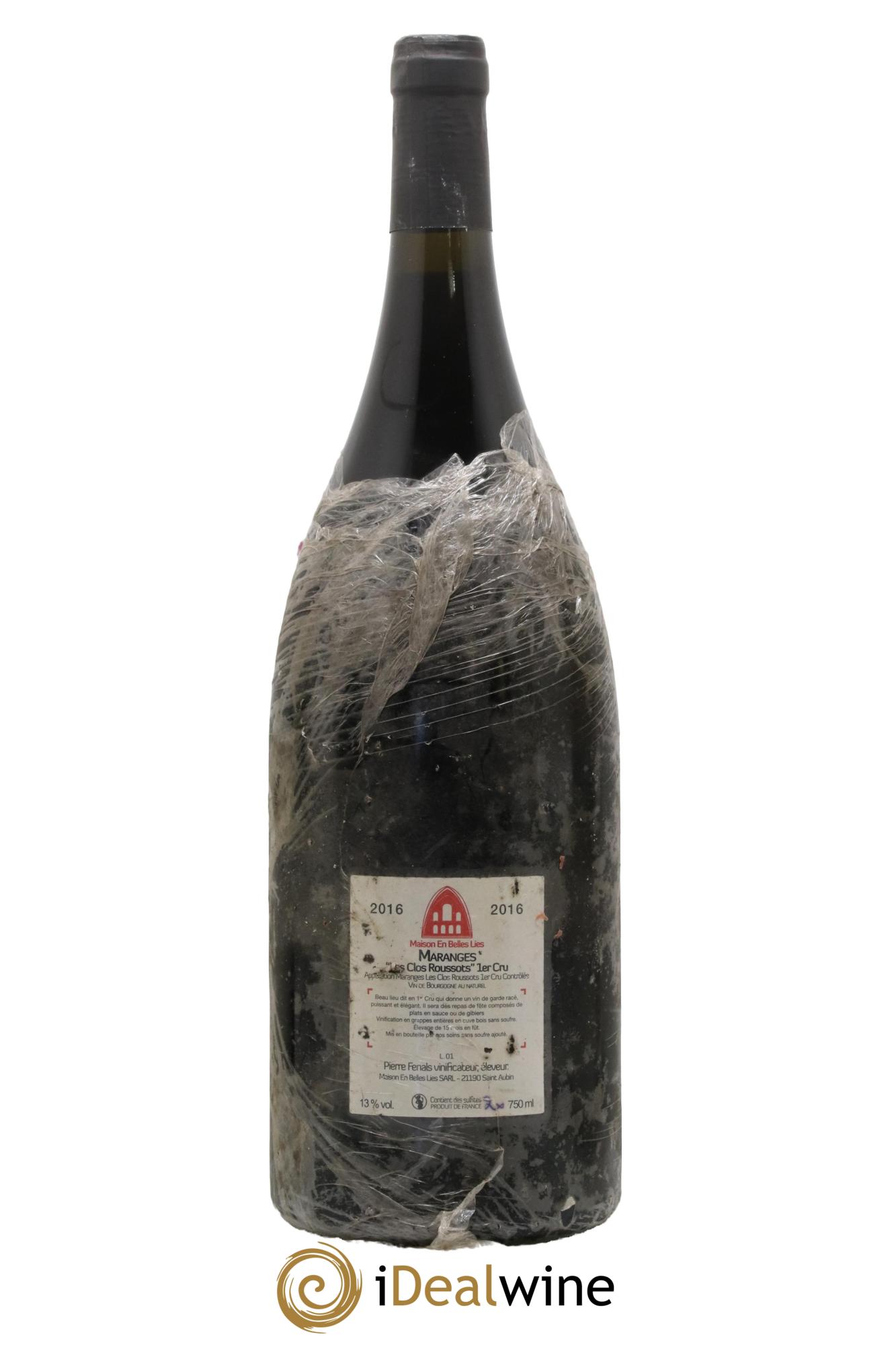Maranges 1er Cru Les Clos Roussots Maison En Belles Lies 2016 - Lot de 1 magnum - 1
