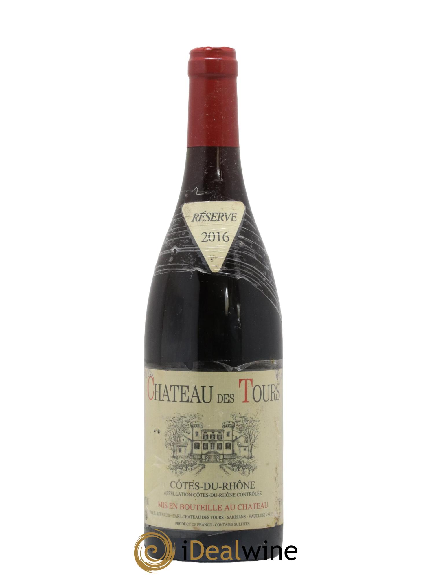 Côtes-du-Rhône Château des Tours Emmanuel Reynaud 2016 - Lot de 1 bouteille - 0