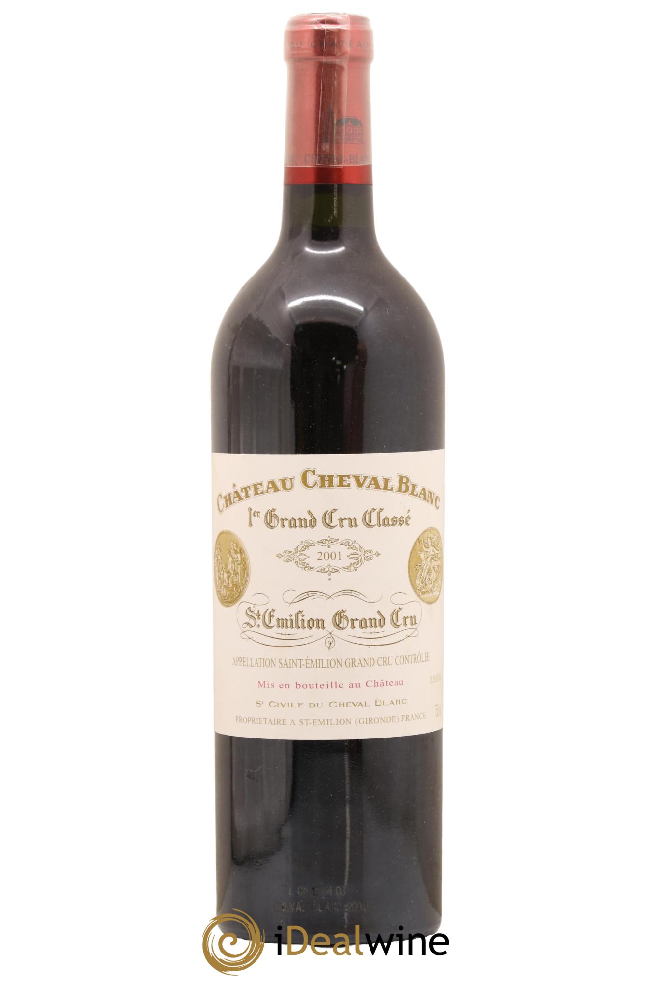 Château Cheval Blanc 1er Grand Cru Classé A 2001 - Lot de 1 bouteille - 0