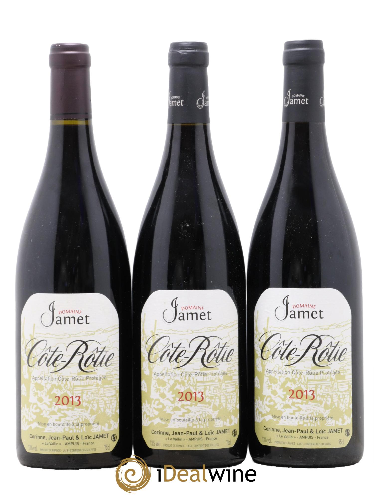 Côte-Rôtie Jamet (Domaine) 2013 - Lot de 3 bouteilles - 0