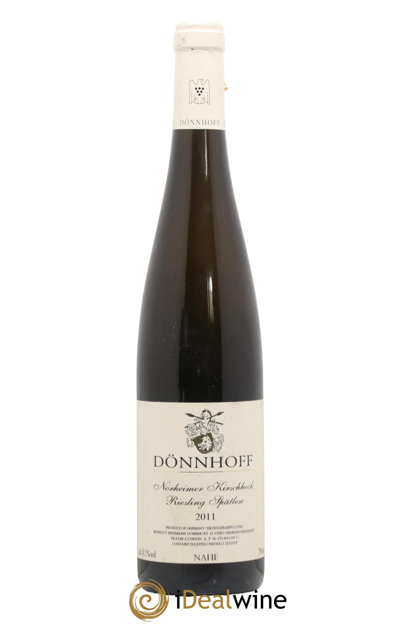 Riesling Donnhoff Norheimer Kirschheck Spatlese 2011 - Posten von 1 Flasche - 0