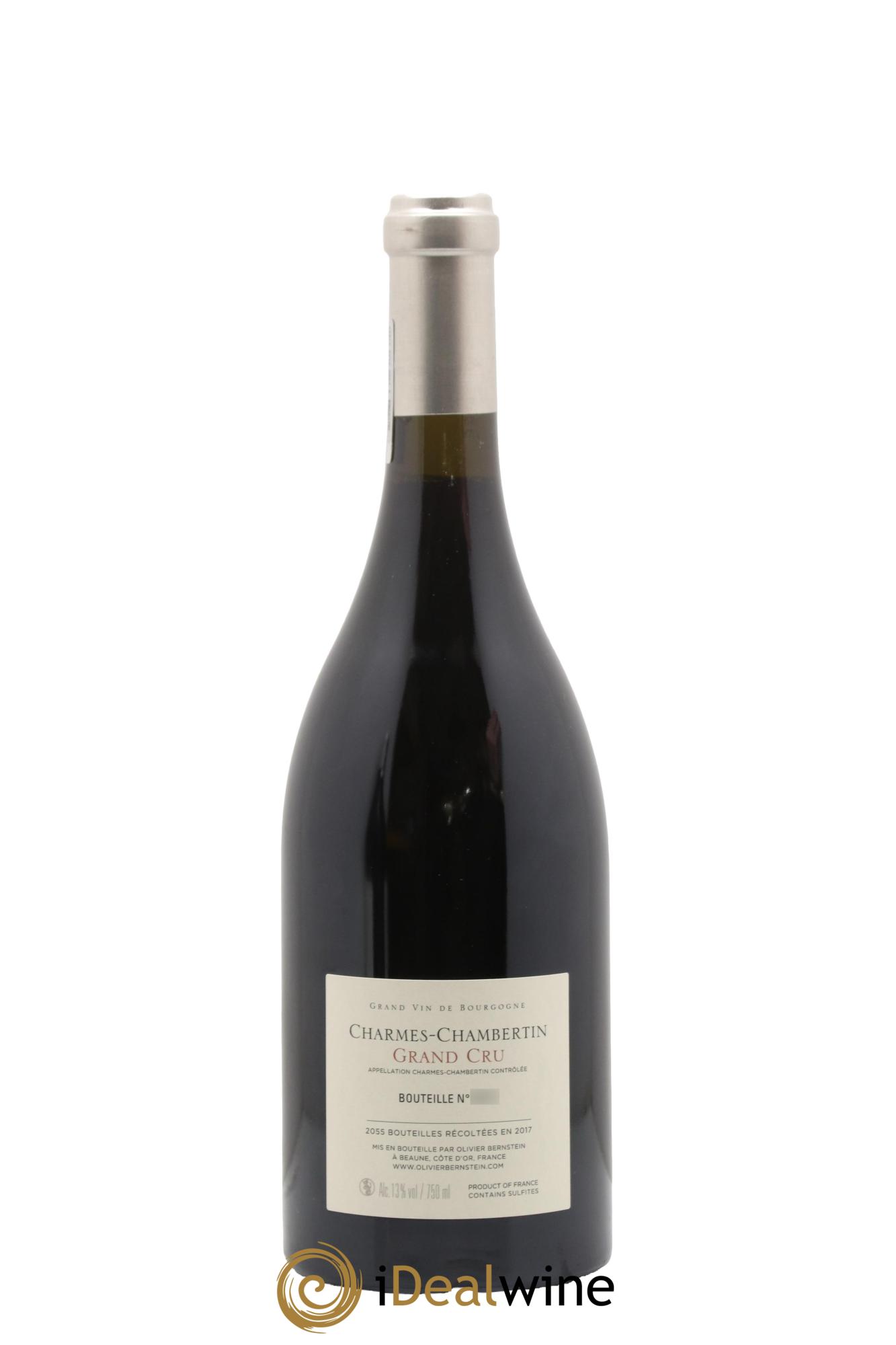 Charmes-Chambertin Grand Cru Olivier Bernstein 2017 - Lot of 1 bottle - 1