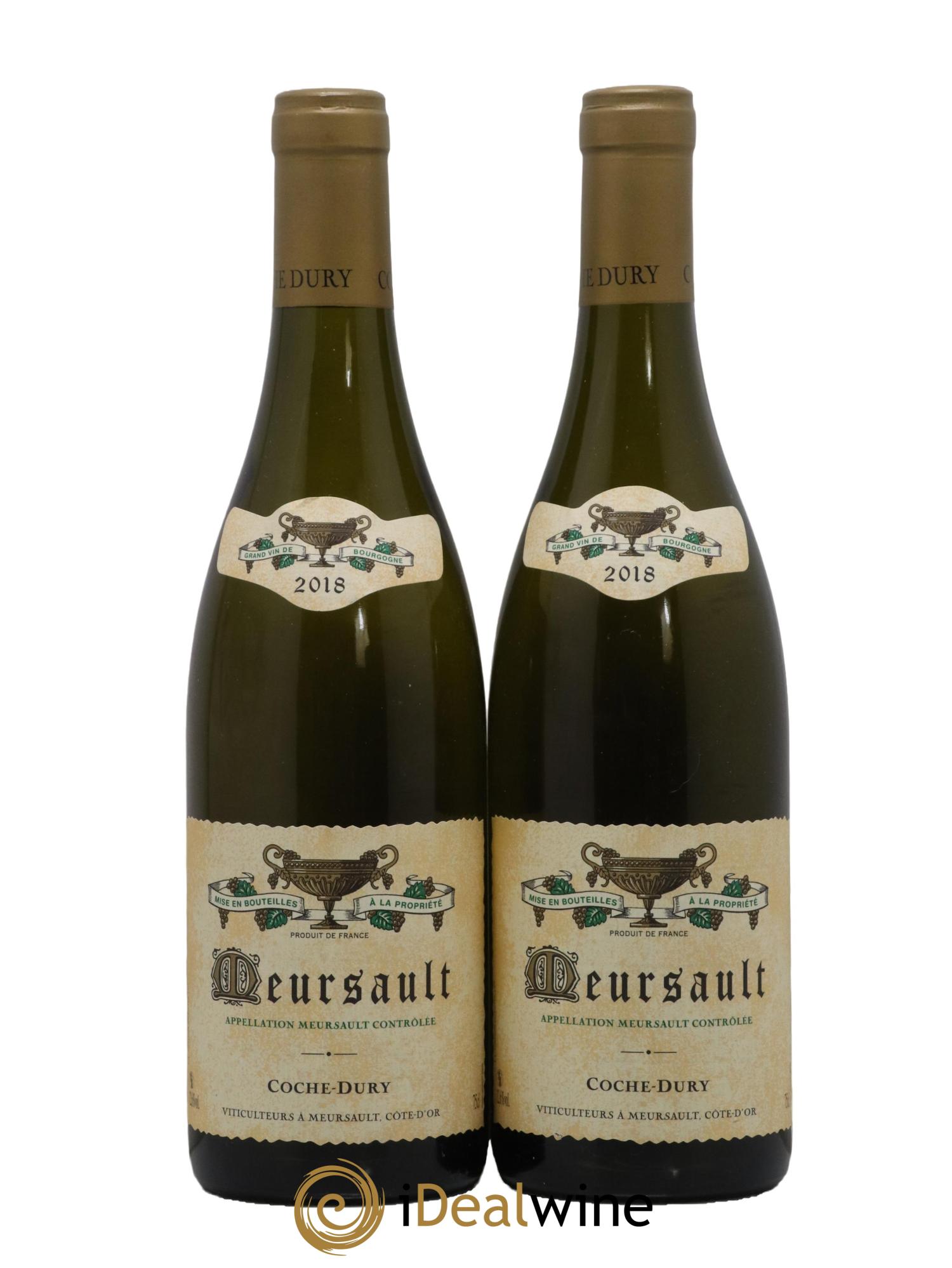 Meursault Coche Dury (Domaine) 2018 - Lot de 2 bouteilles - 0