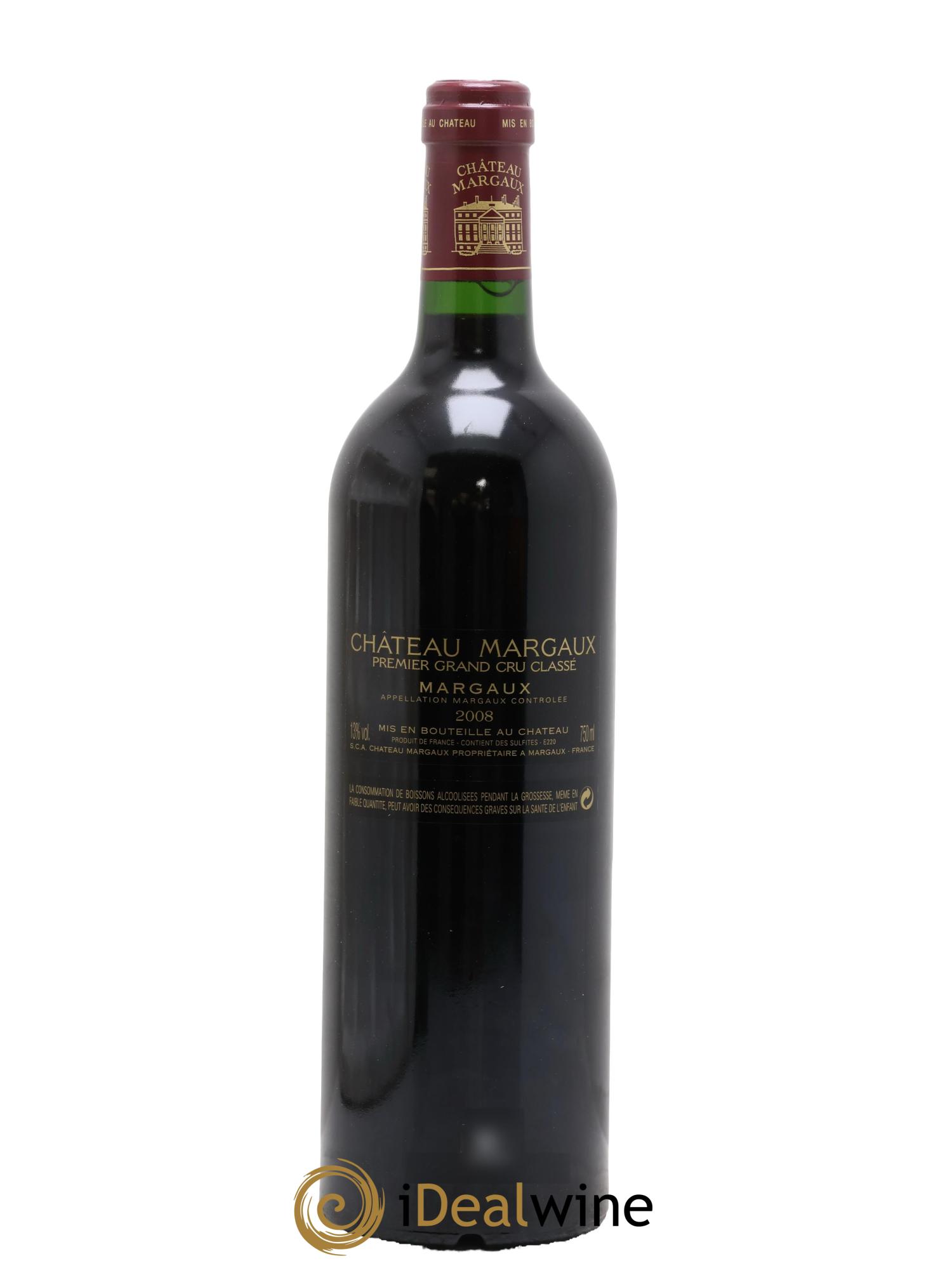 Château Margaux 1er Grand Cru Classé 2008 - Lot of 1 bottle - 1