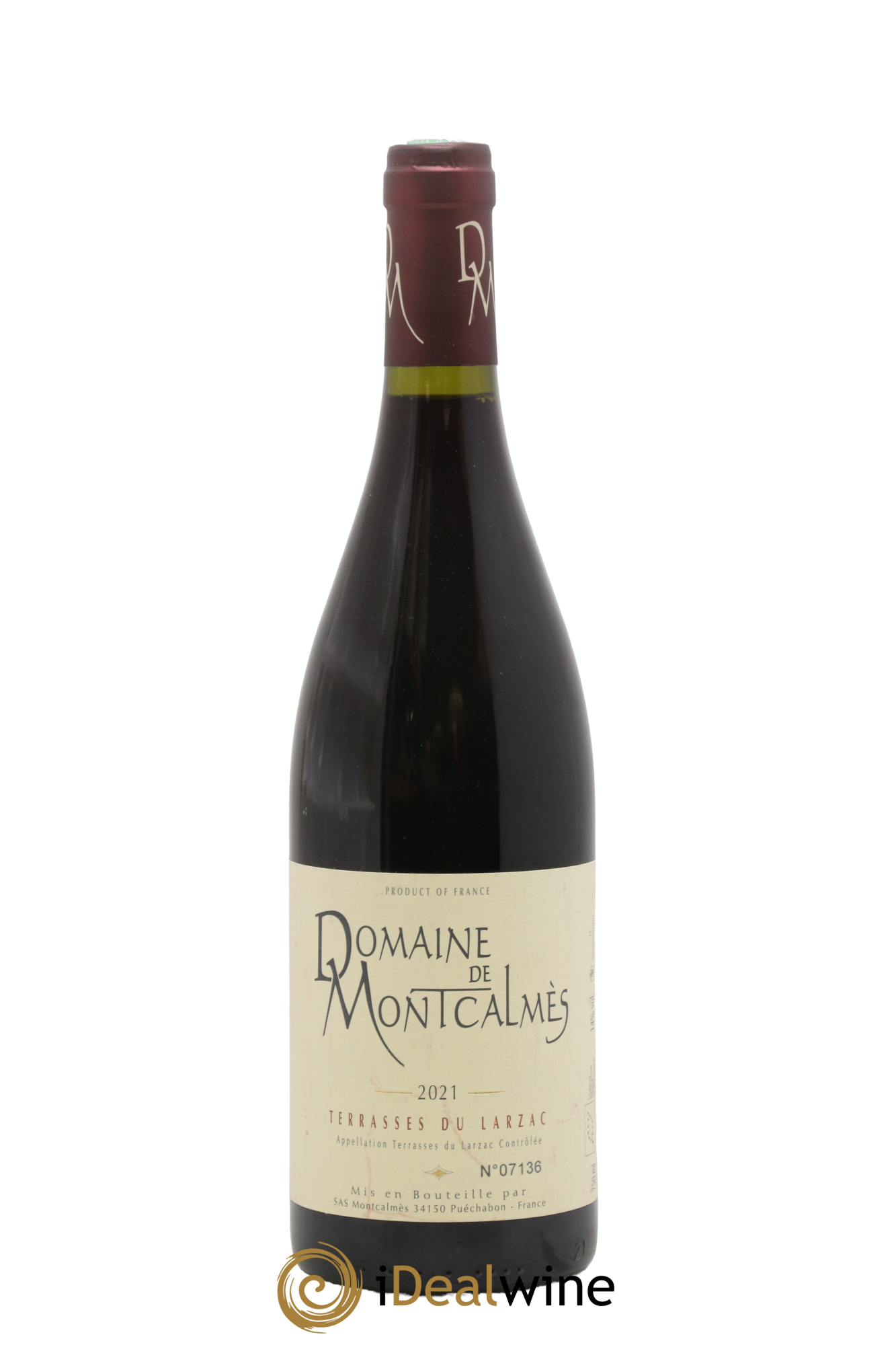 Terrasses du Larzac Domaine de Montcalmès Frédéric Pourtalié 2021 - Lot de 1 bouteille - 0