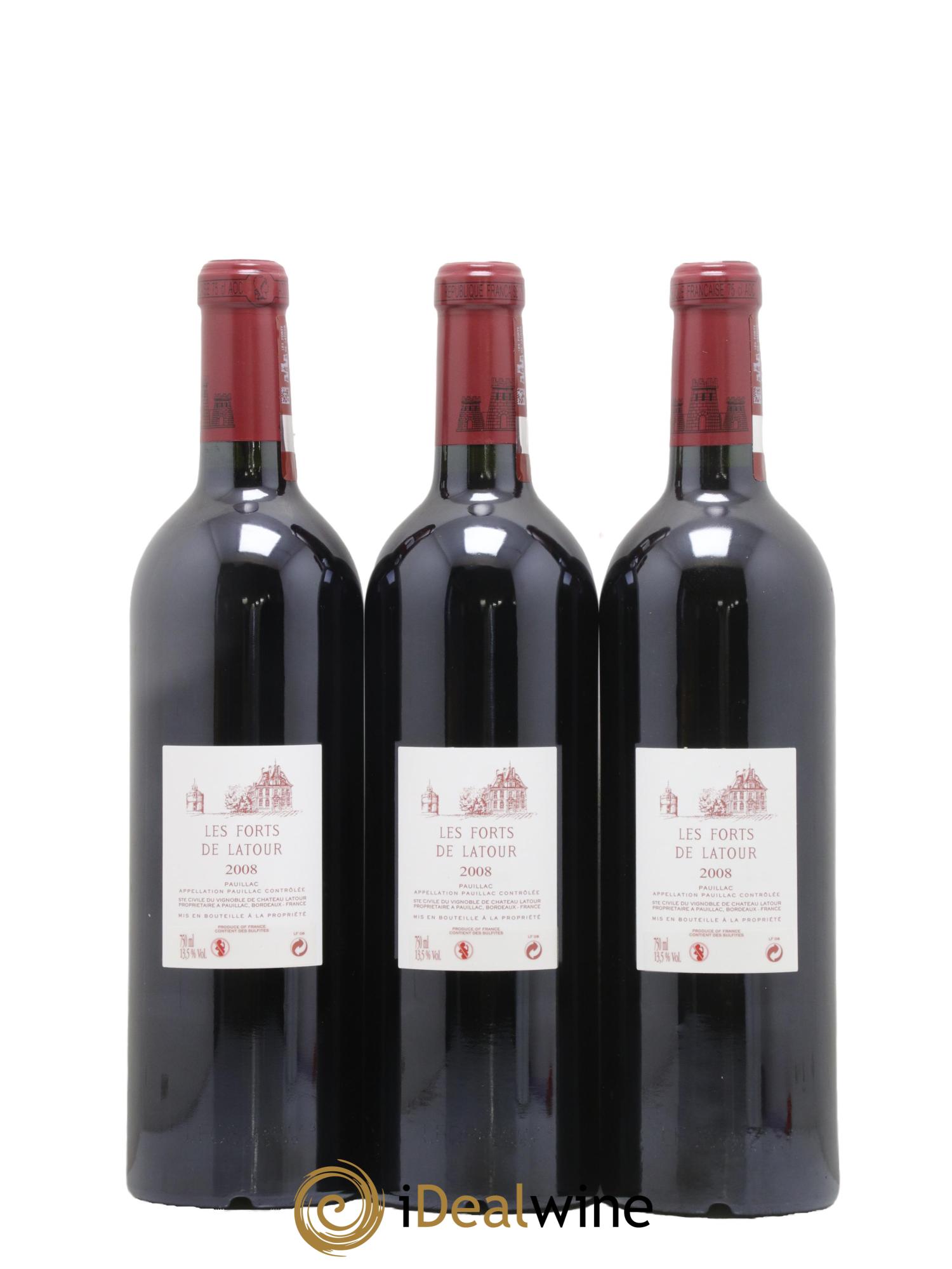 Les Forts de Latour Second Vin  2008 - Posten von 12 Flaschen - 6