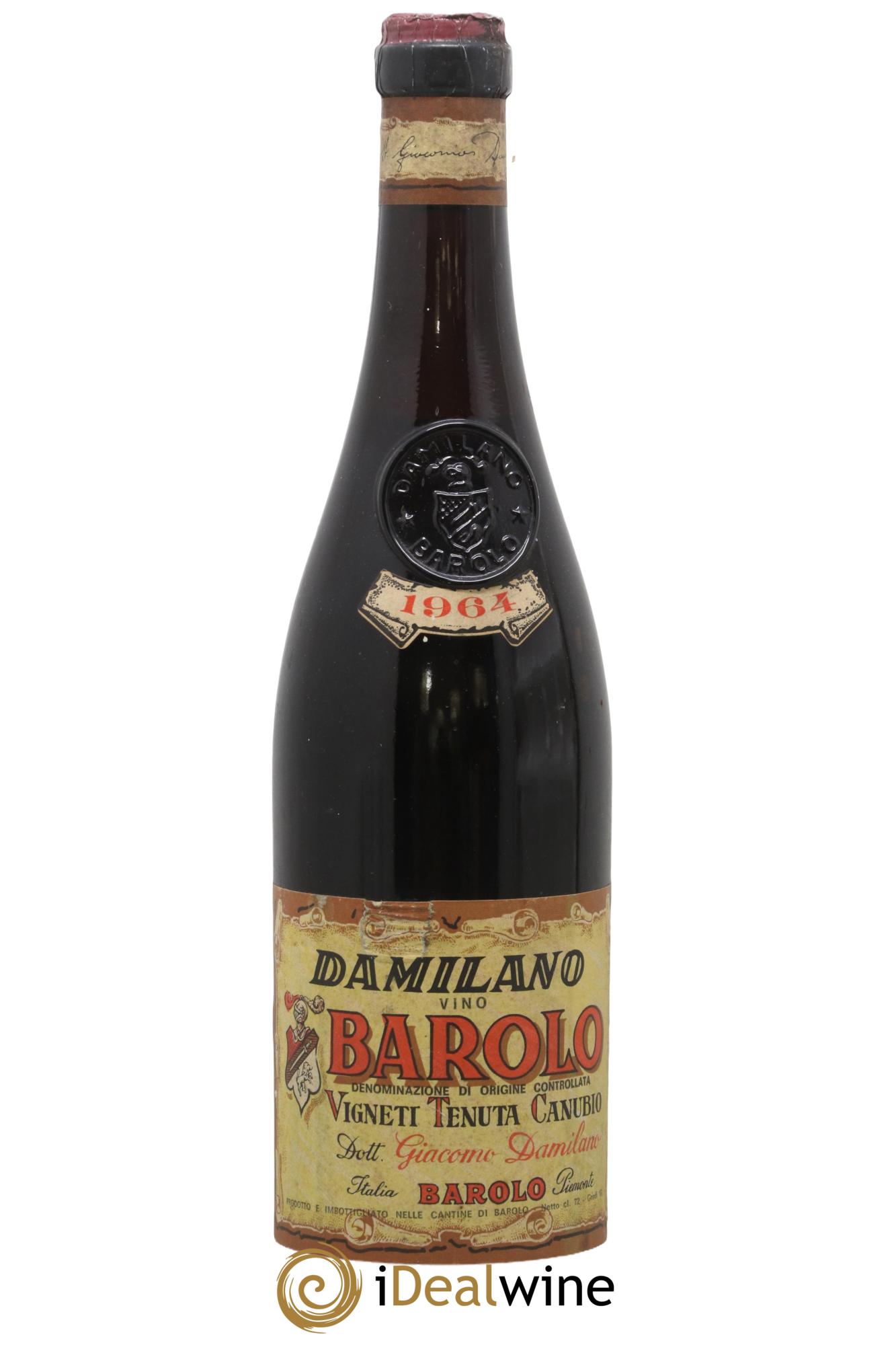Barolo DOCG Cannubbi Damilano 1964 - Lot de 1 bouteille - 0