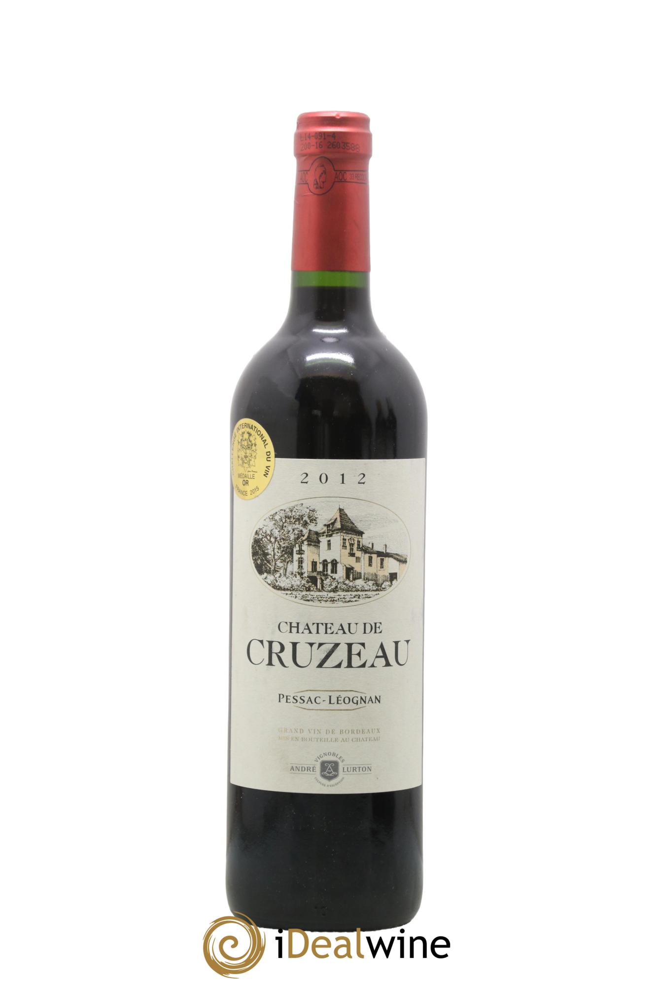 Château de Cruzeau 2012 - Posten von 1 Flasche - 0