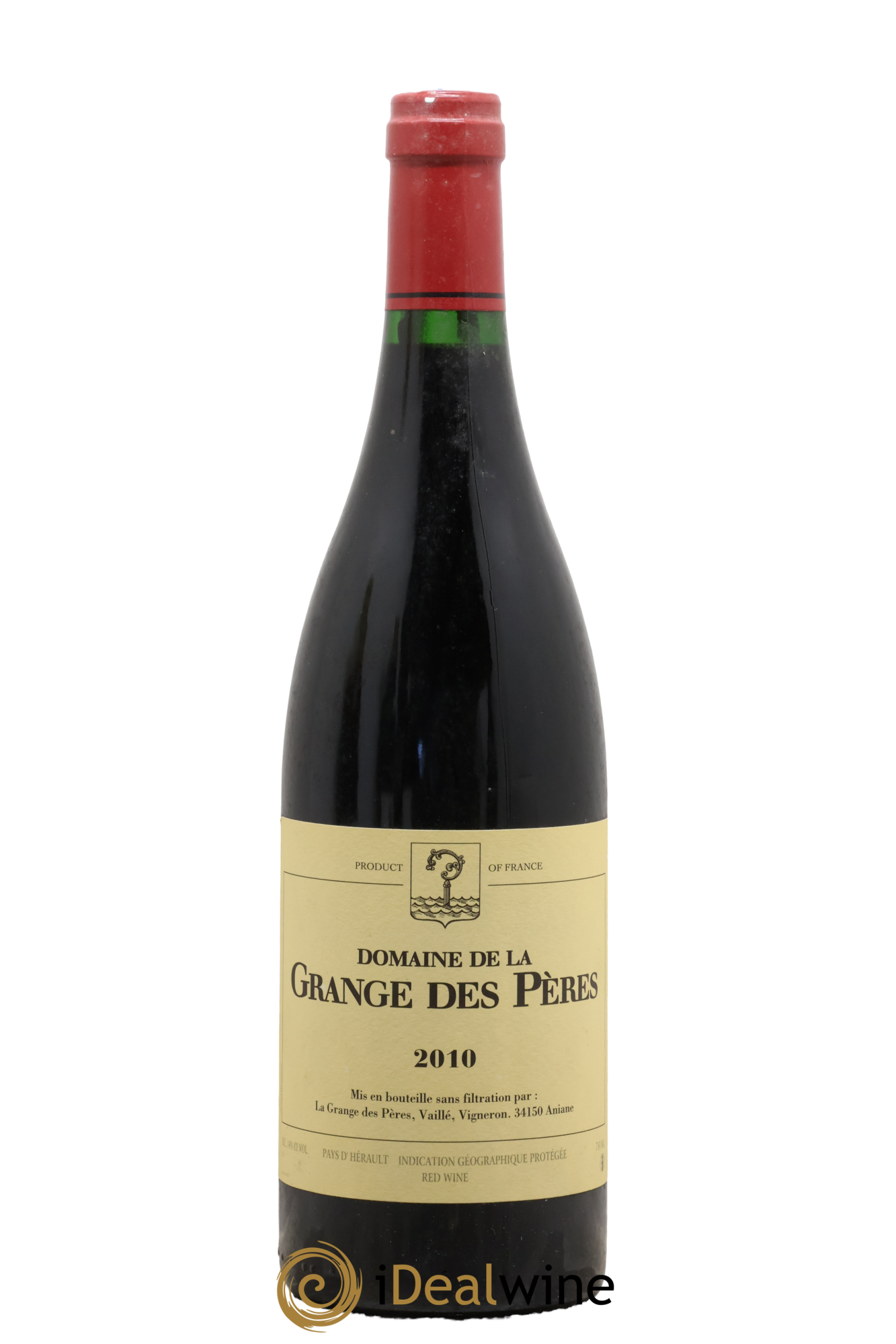 Pays d'Hérault Grange des Pères Laurent Vaillé 2010 - Lot of 1 bottle - 0
