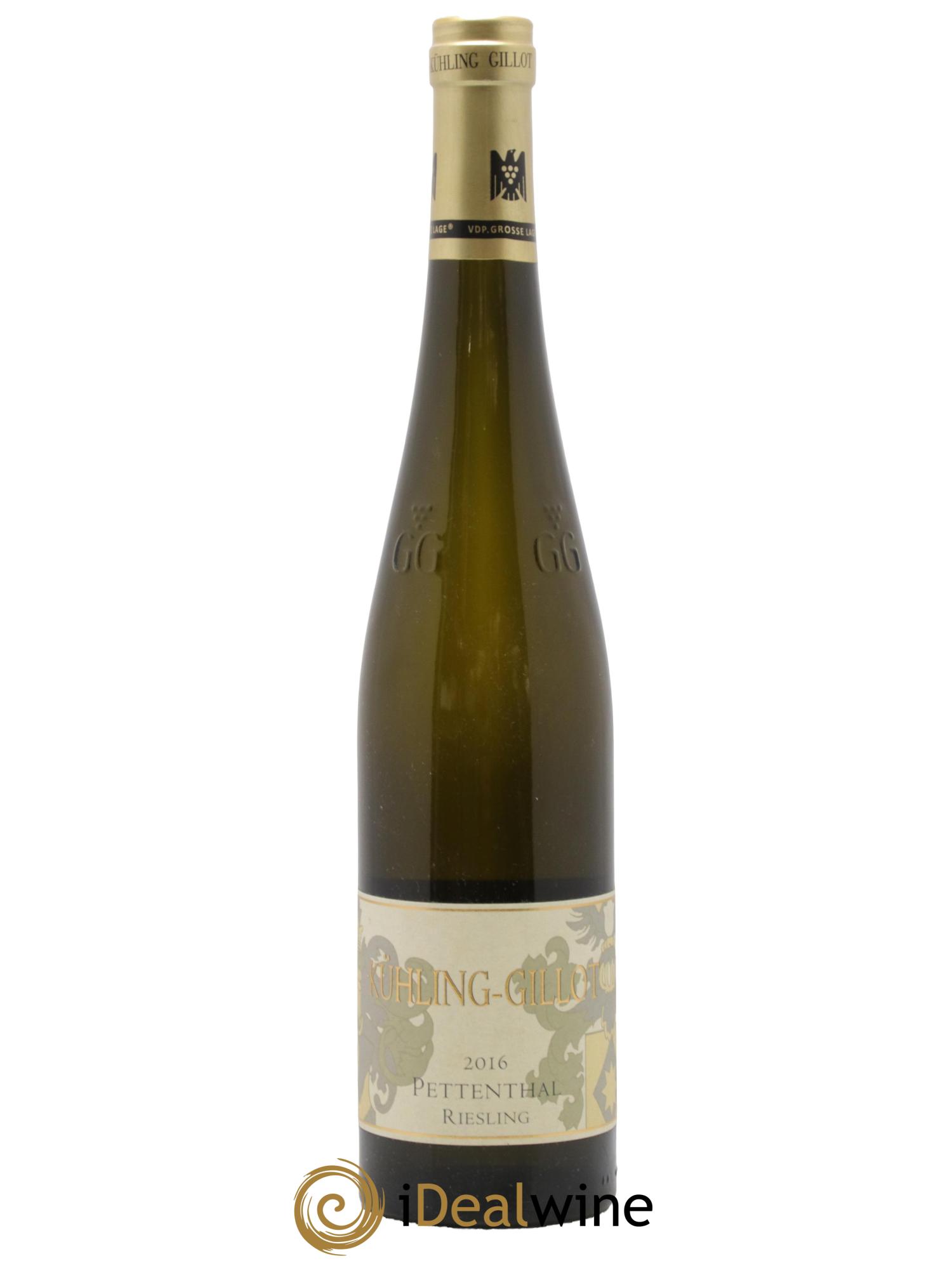 Allemagne Rheinhessen Niersteiner Pettenthal Riesling GG Kühling Gillot 2016 - Posten von 1 Flasche - 0
