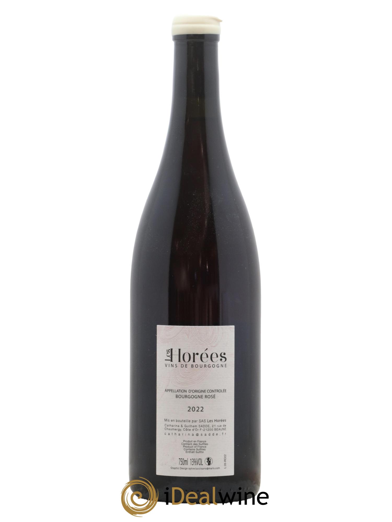 Bourgogne Rosé Bonheur Les Horées 2022 - Lot de 1 bouteille - 1