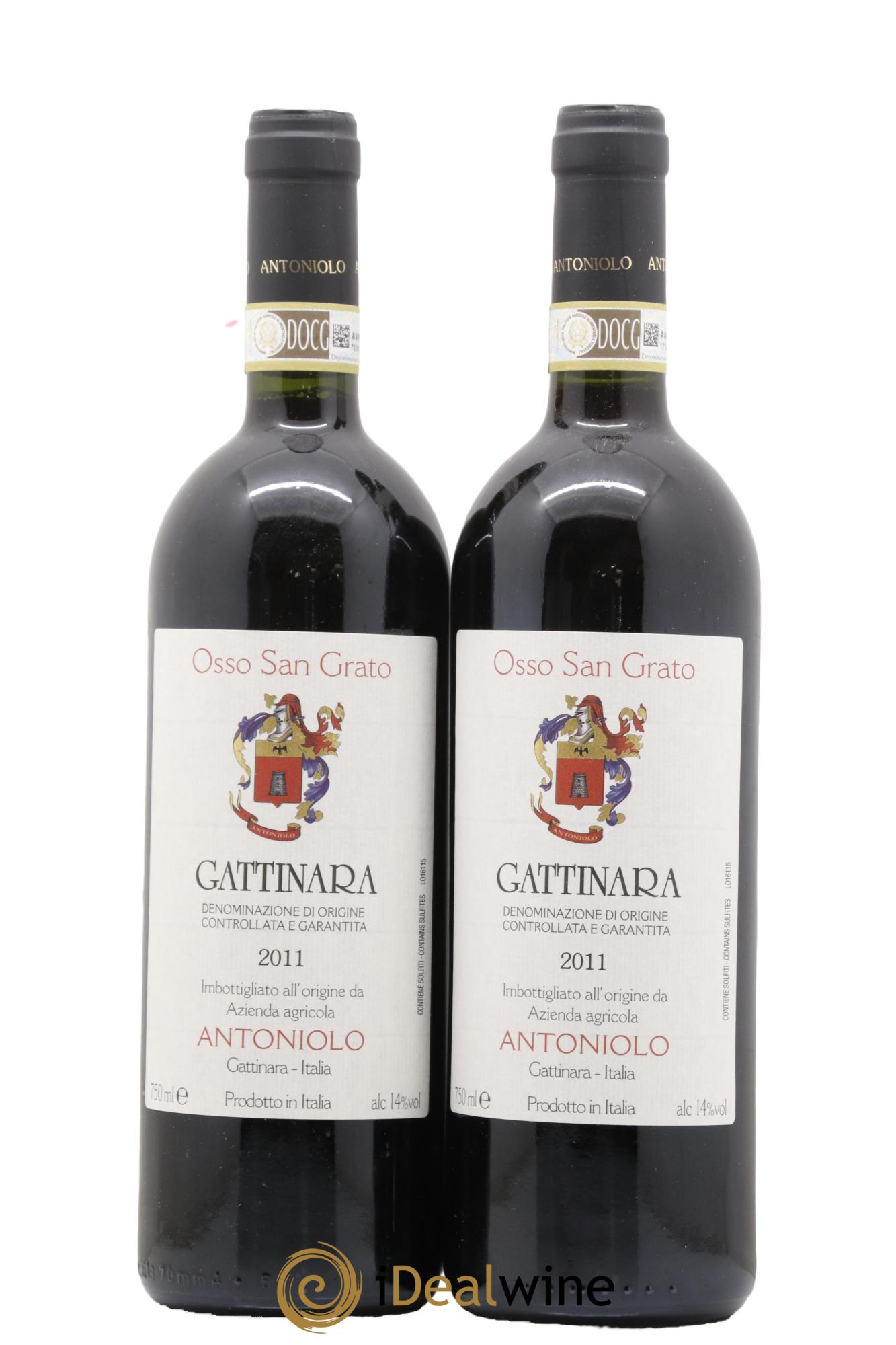 Gattinara DOCG Osso San Grato Antoniolo 2011 - Lotto di 2 bottiglie - 0