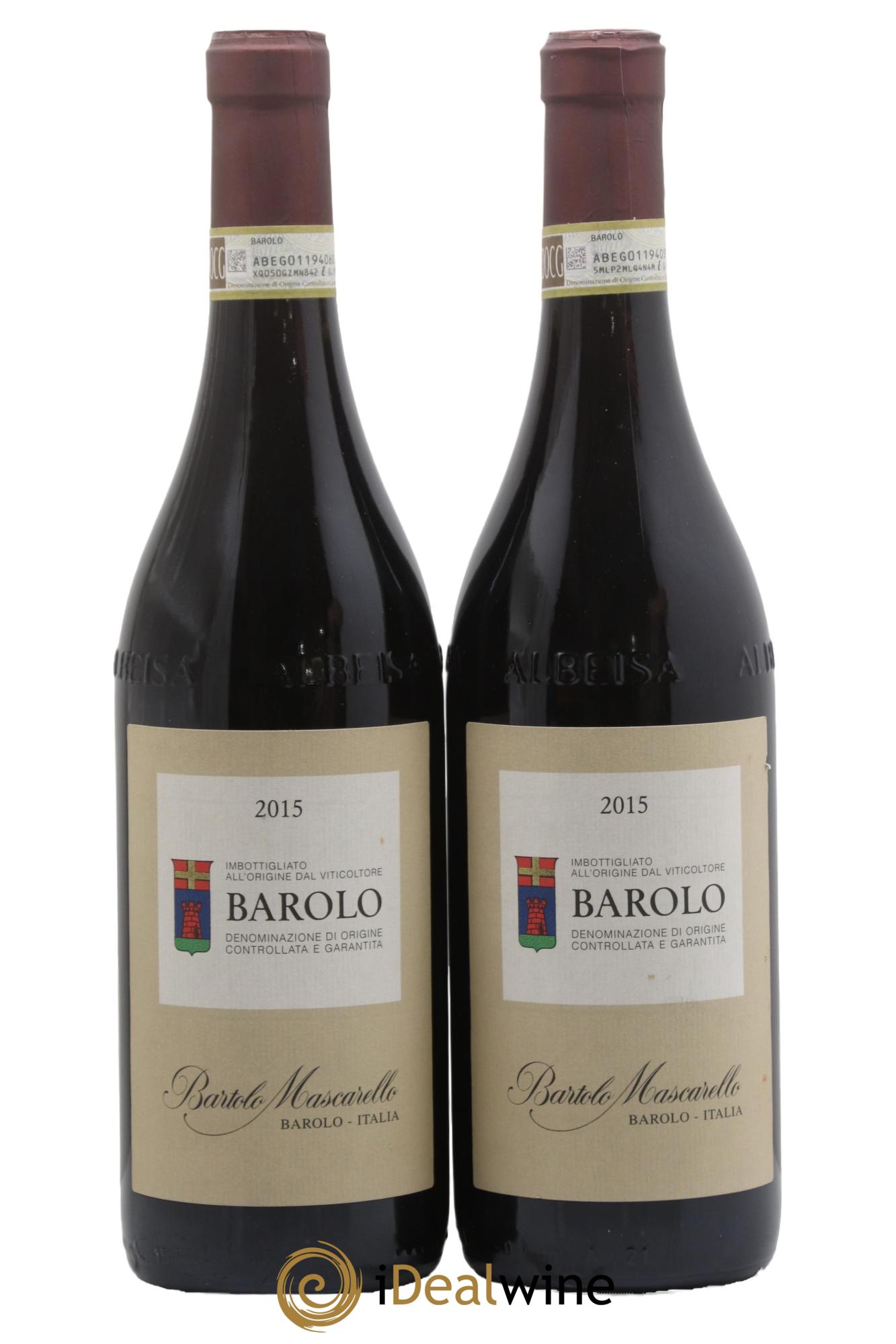 Barolo DOCG Bartolo Mascarello 2015 - Posten von 2 Flaschen - 0
