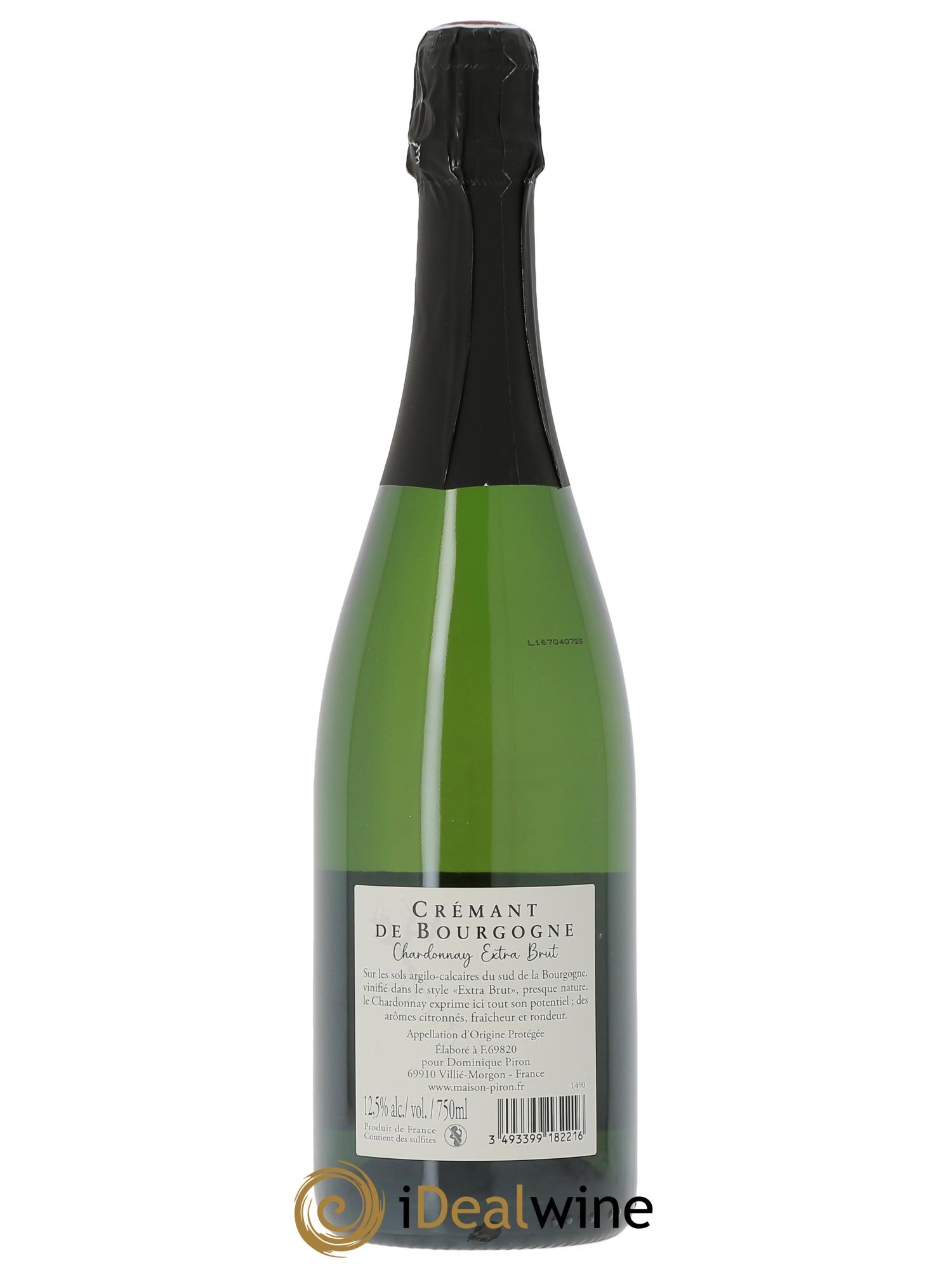 Crémant de Bourgogne Dominique Piron (Domaine)  - Posten von 1 Flasche - 1