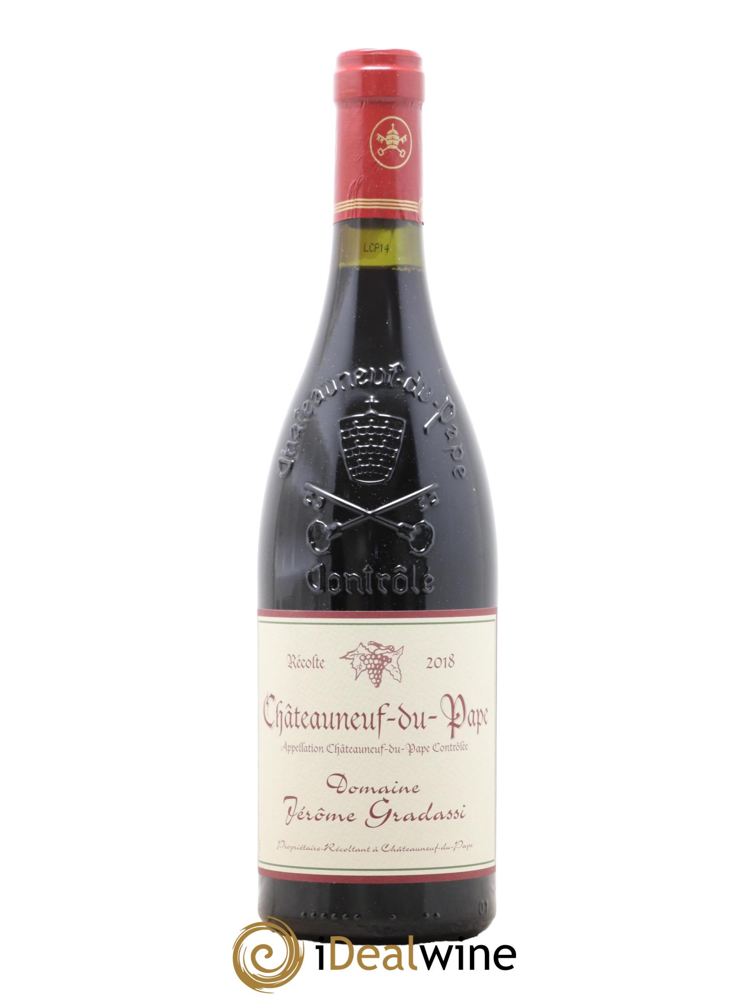 Châteauneuf-du-Pape Jérôme Gradassi 2018 - Lotto di 1 bottiglia - 0