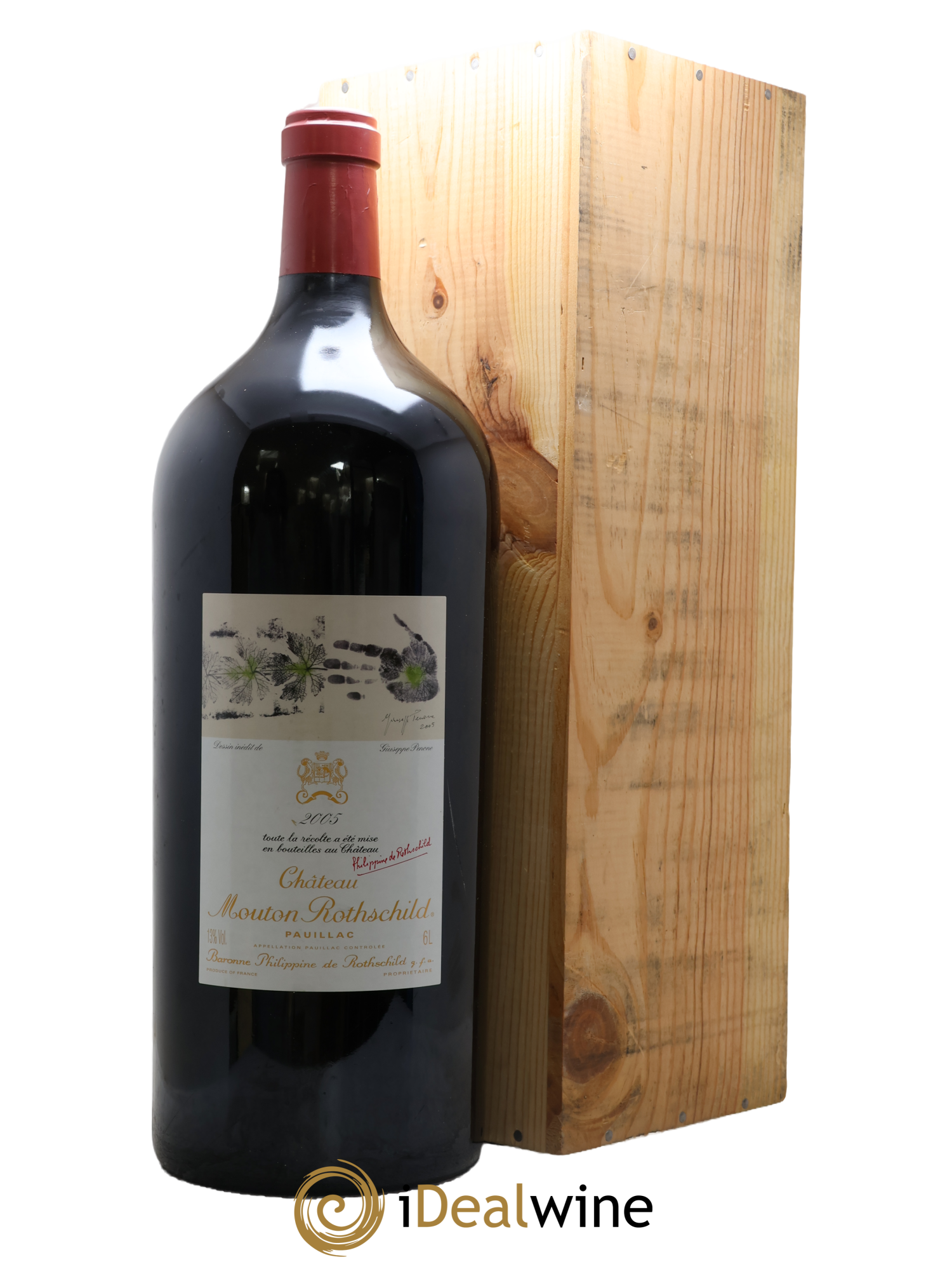Château Mouton Rothschild 1er Grand Cru Classé 2005 - Lot de 1 impériale - 0