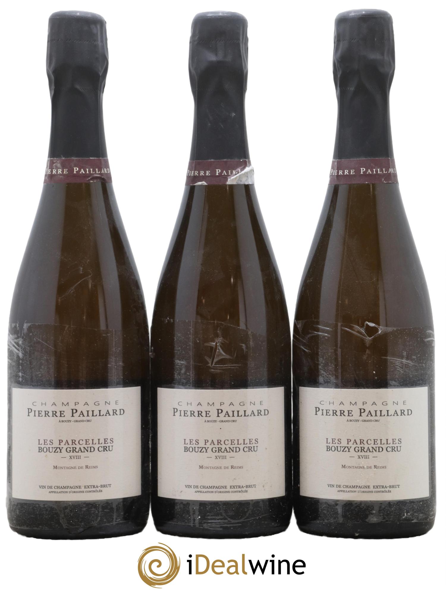 Les Parcelles XVIII Bouzy Grand Cru Extra-Brut Pierre Paillard - Lot de 3 bouteilles - 0