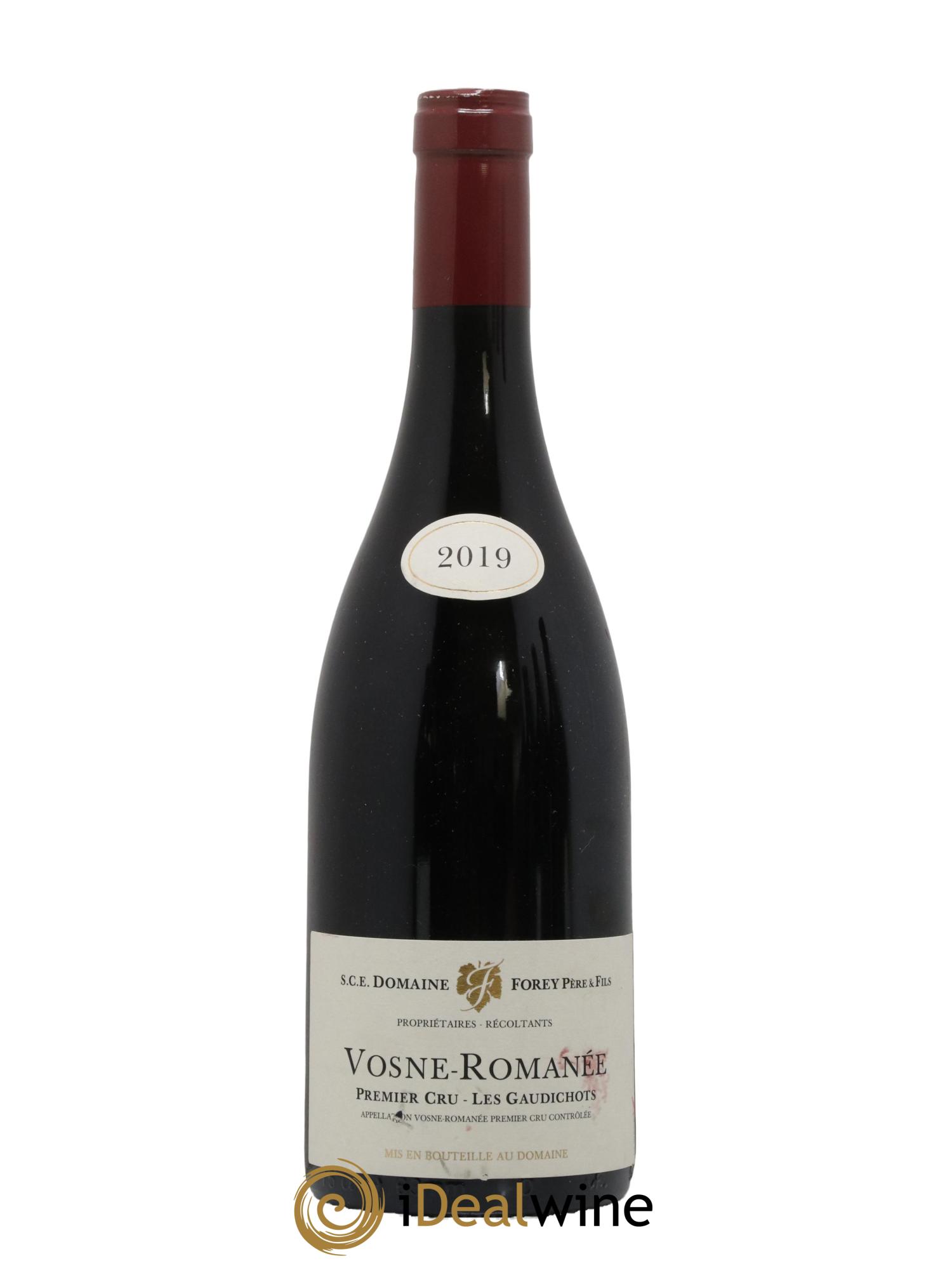 Vosne-Romanée 1er Cru Les Gaudichots Forey Père et Fils (Domaine) 2019 - Lot de 1 bouteille - 0