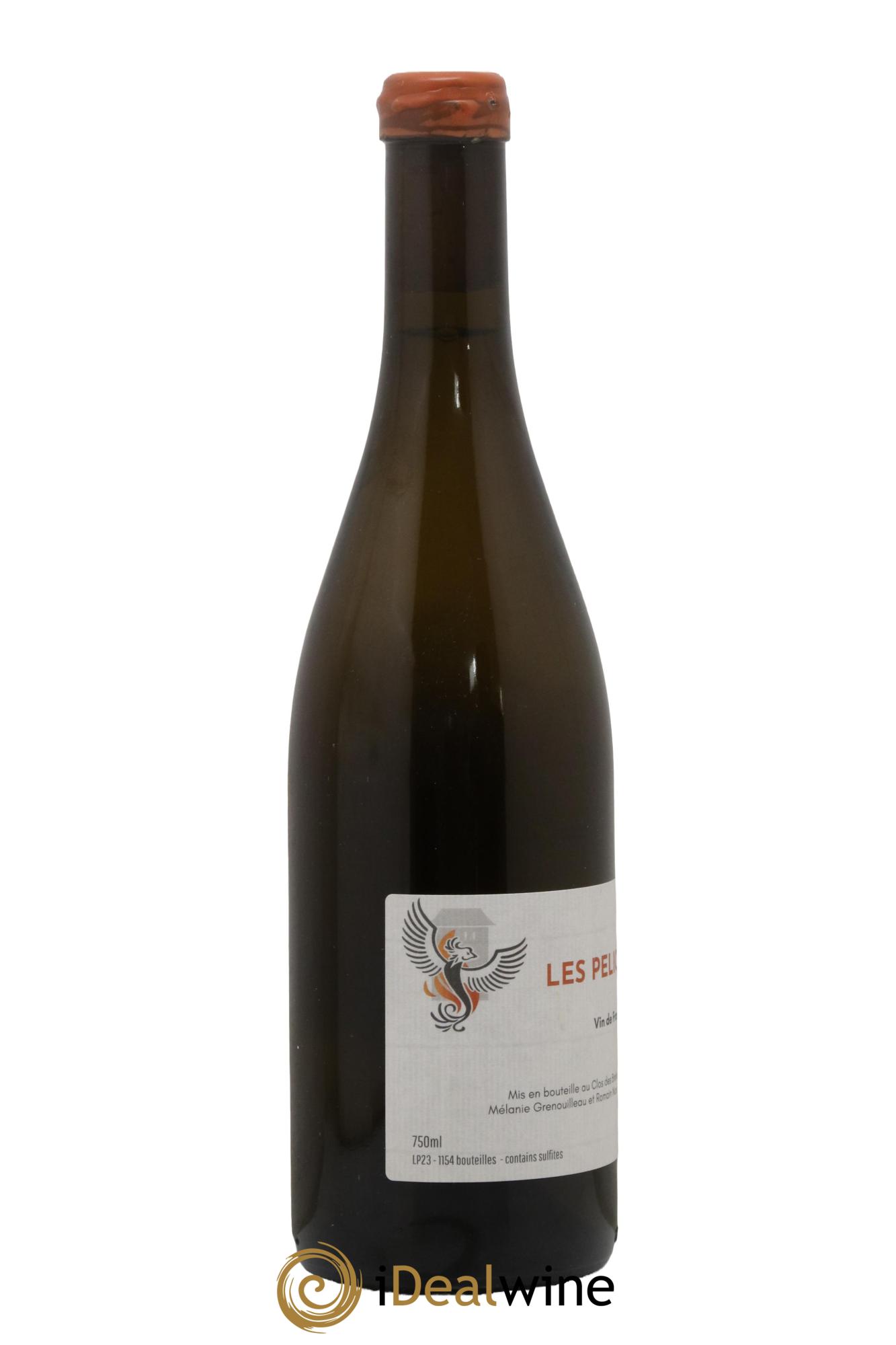 Vin de France Les Pelioches Clos des Bretèches 2023 - Lot de 1 bouteille - 1