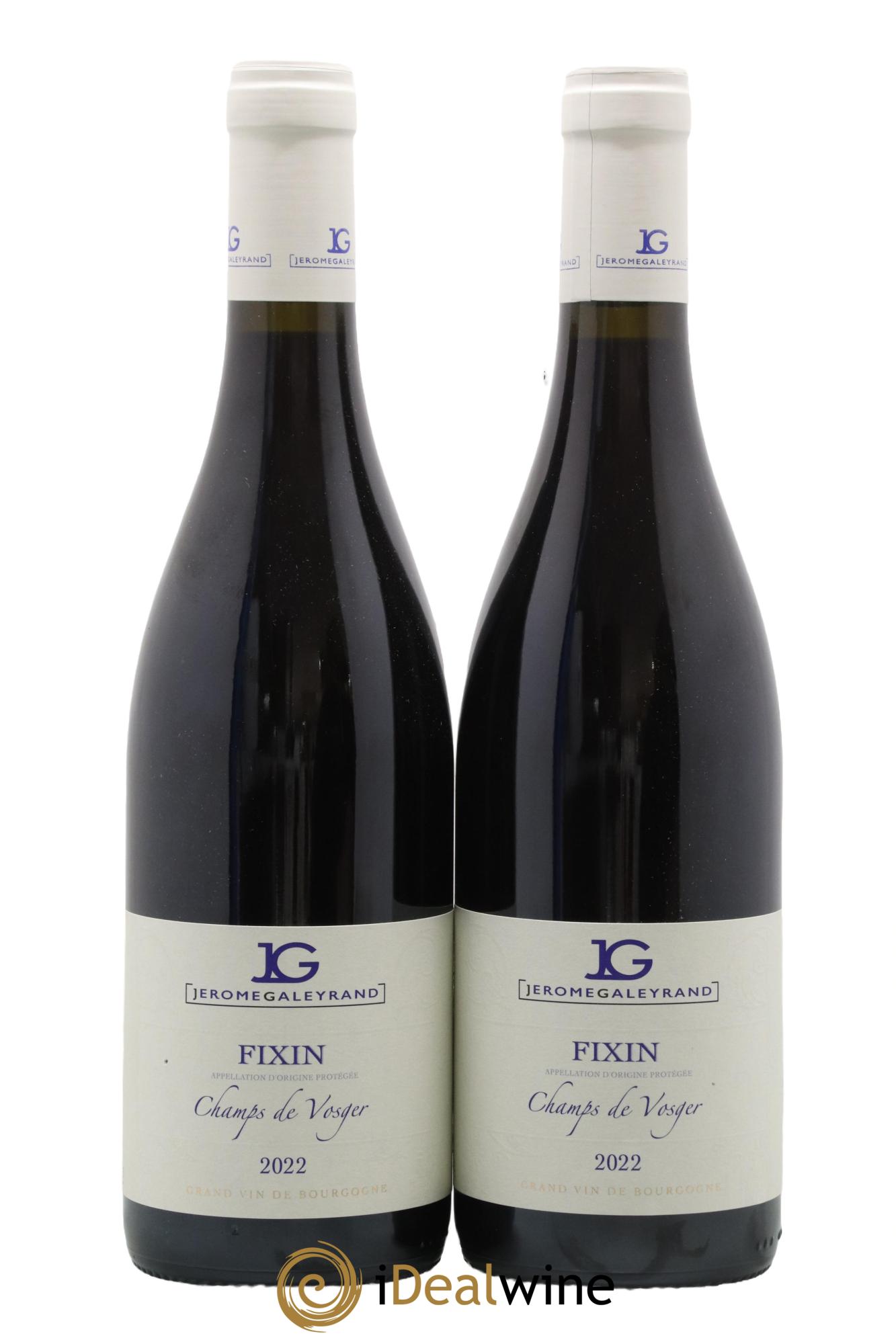 Fixin Champs De Vosger Jerôme Galeyrand 2022 - Lot de 2 bouteilles - 0