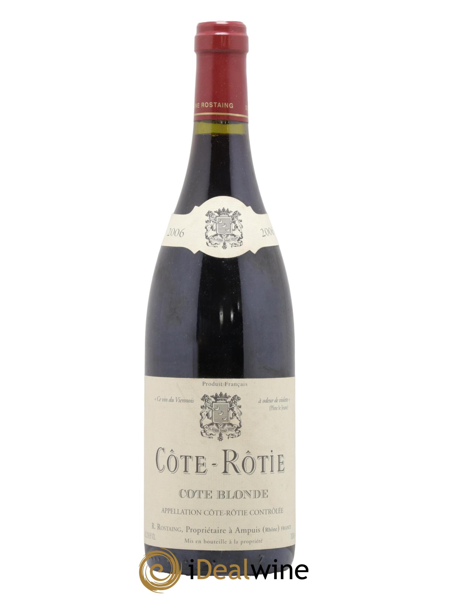 Côte-Rôtie Côte Blonde René Rostaing 2006 - Lot of 1 bottle - 0