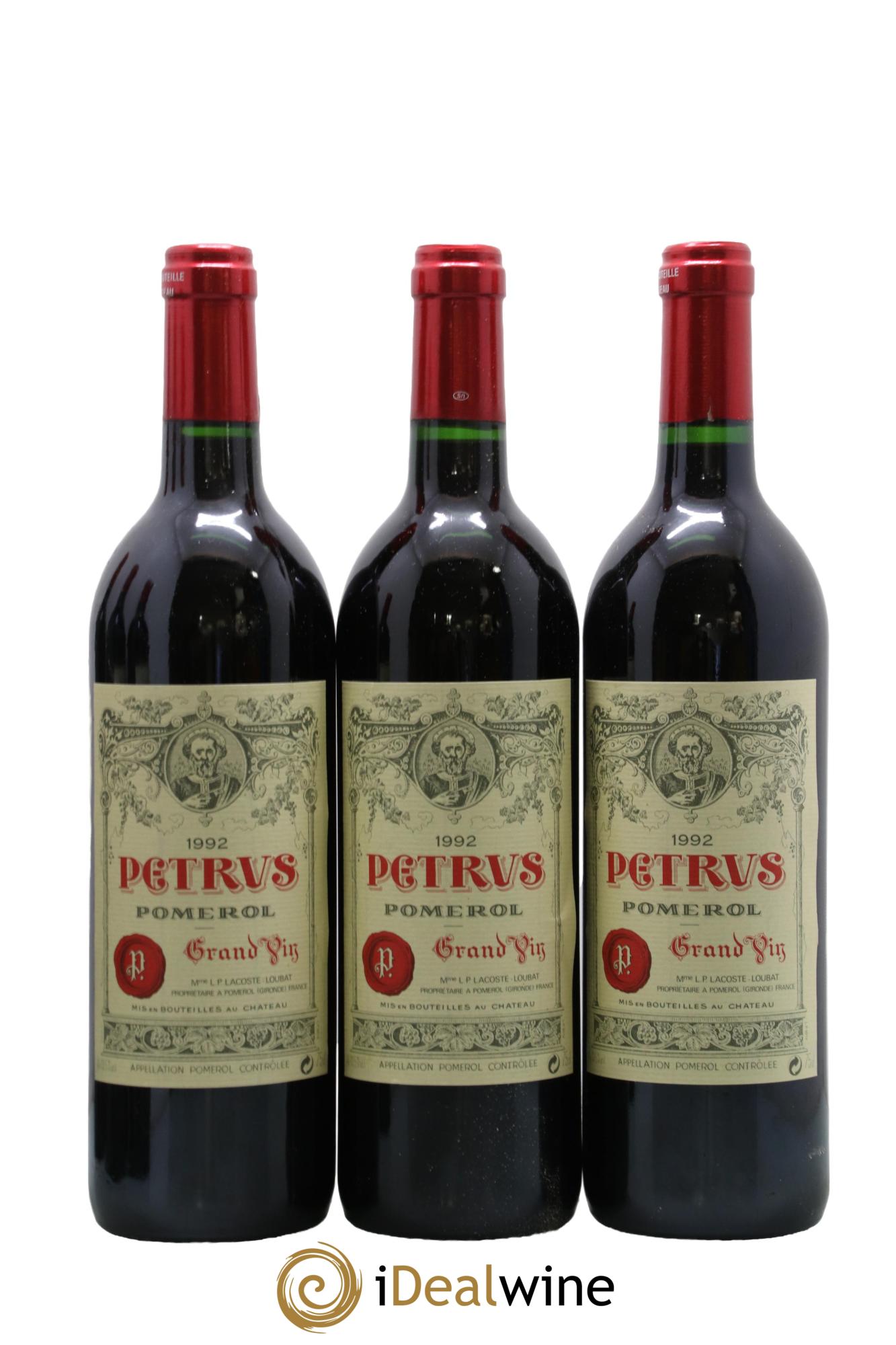 Petrus 1992 - Posten von 6 Flaschen - 1