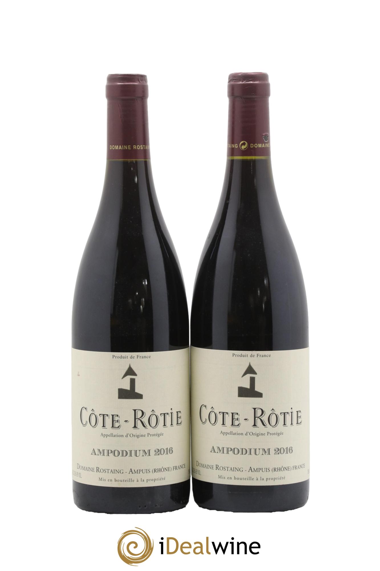 Côte-Rôtie Ampodium René Rostaing 2016 - Lot of 2 bottles - 0
