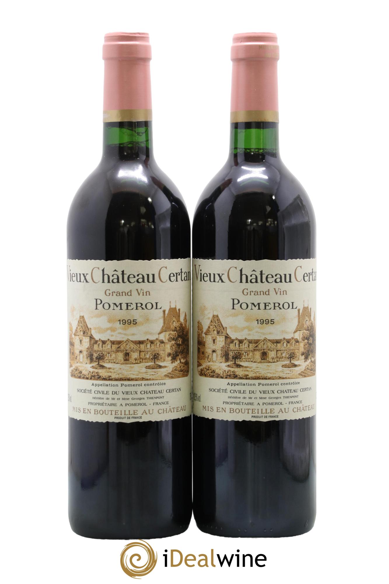 Vieux Château Certan 1995 - Lot de 2 bouteilles - 0