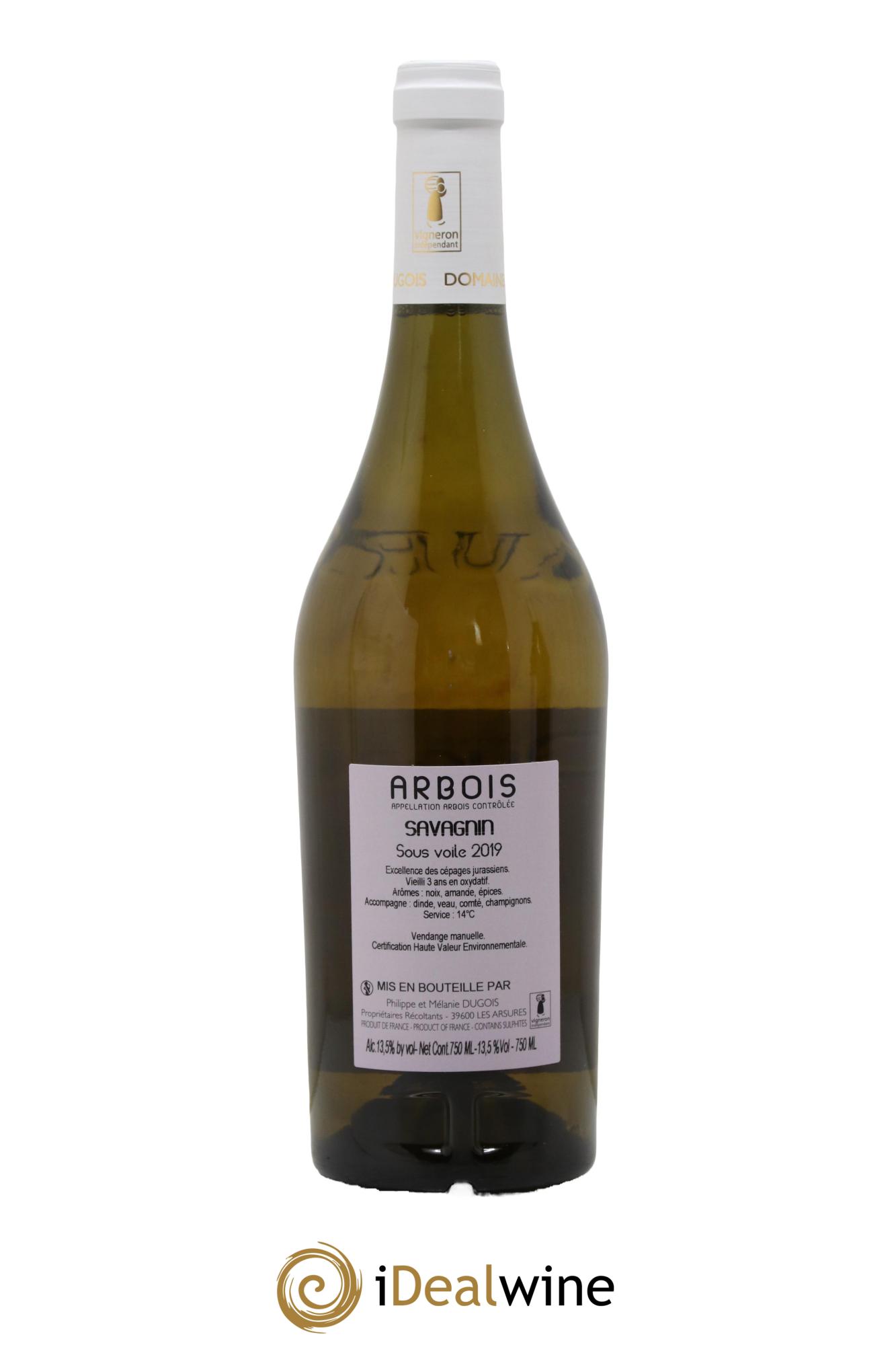 Arbois Savagnin Sous Voile Dugois 2019 - Lot de 1 bouteille - 1