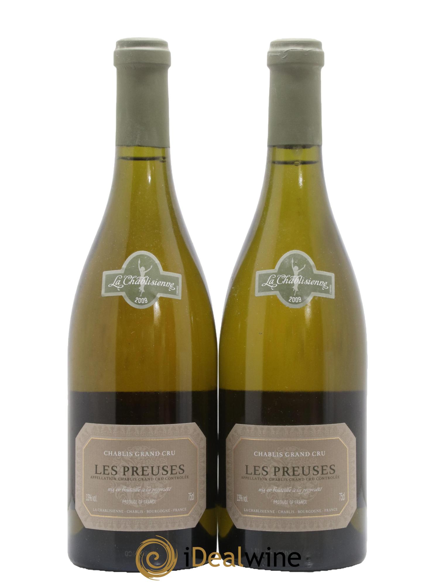 Chablis Grand Cru Les Preuses La Chablisienne 2009 - Lot de 2 bouteilles - 0