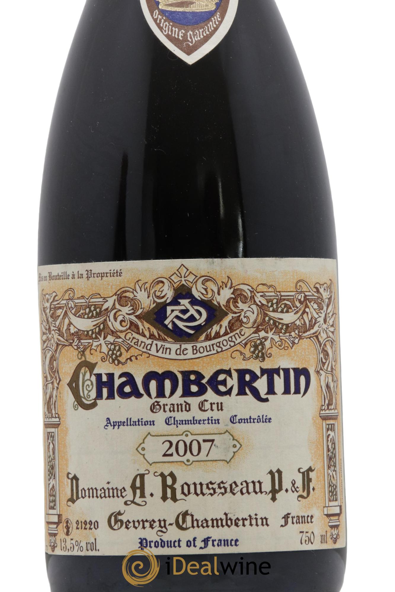 Chambertin Grand Cru Armand Rousseau (Domaine) 2007 - Lotto di 1 bottiglia - 4