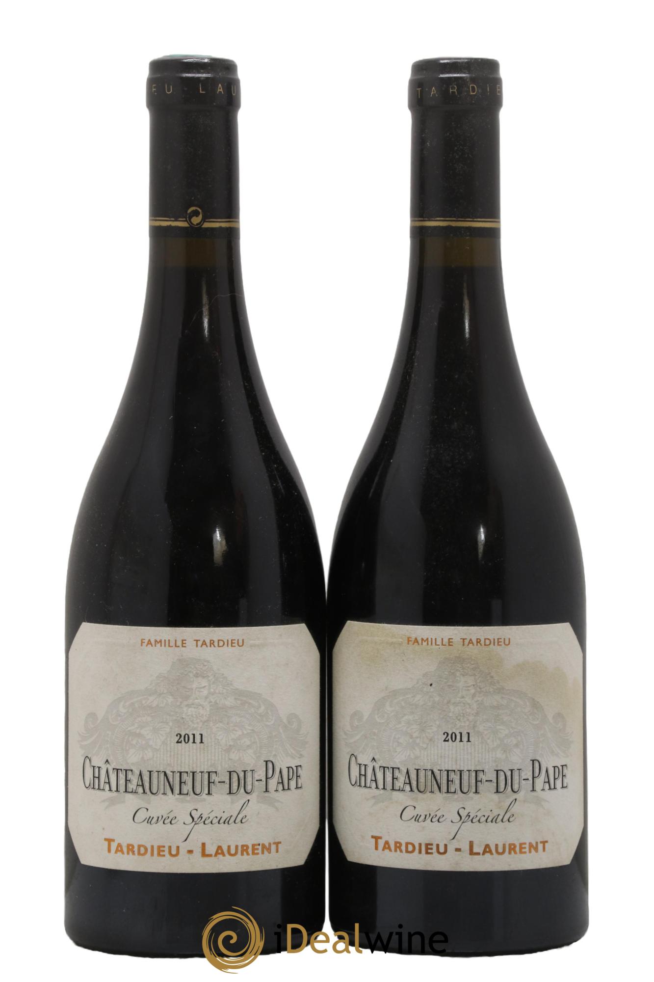 Châteauneuf-du-Pape Tardieu-Laurent Cuvée spéciale Famille Tardieu 2011 - Lotto di 2 bottiglie - 0