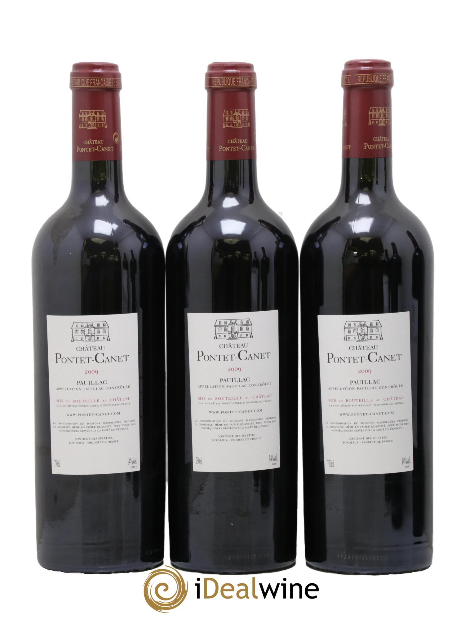 Château Pontet Canet 5ème Grand Cru Classé 2009 - Lotto di 6 bottiglie - 4
