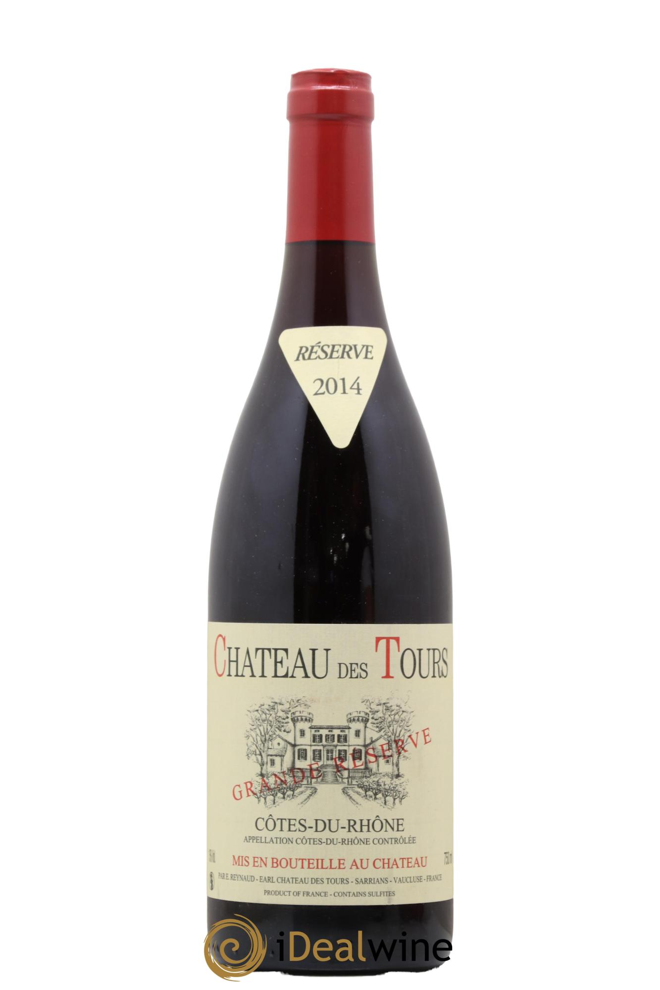 Côtes-du-Rhône Château des Tours Grande Réserve Emmanuel Reynaud 2014 - Lot de 1 bouteille - 0