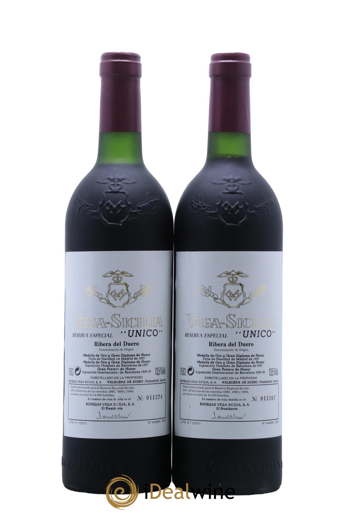 Ribera Del Duero Vega Sicilia Unico Reserva Especial Famille Alvarez - Lot de 2 bouteilles - 0