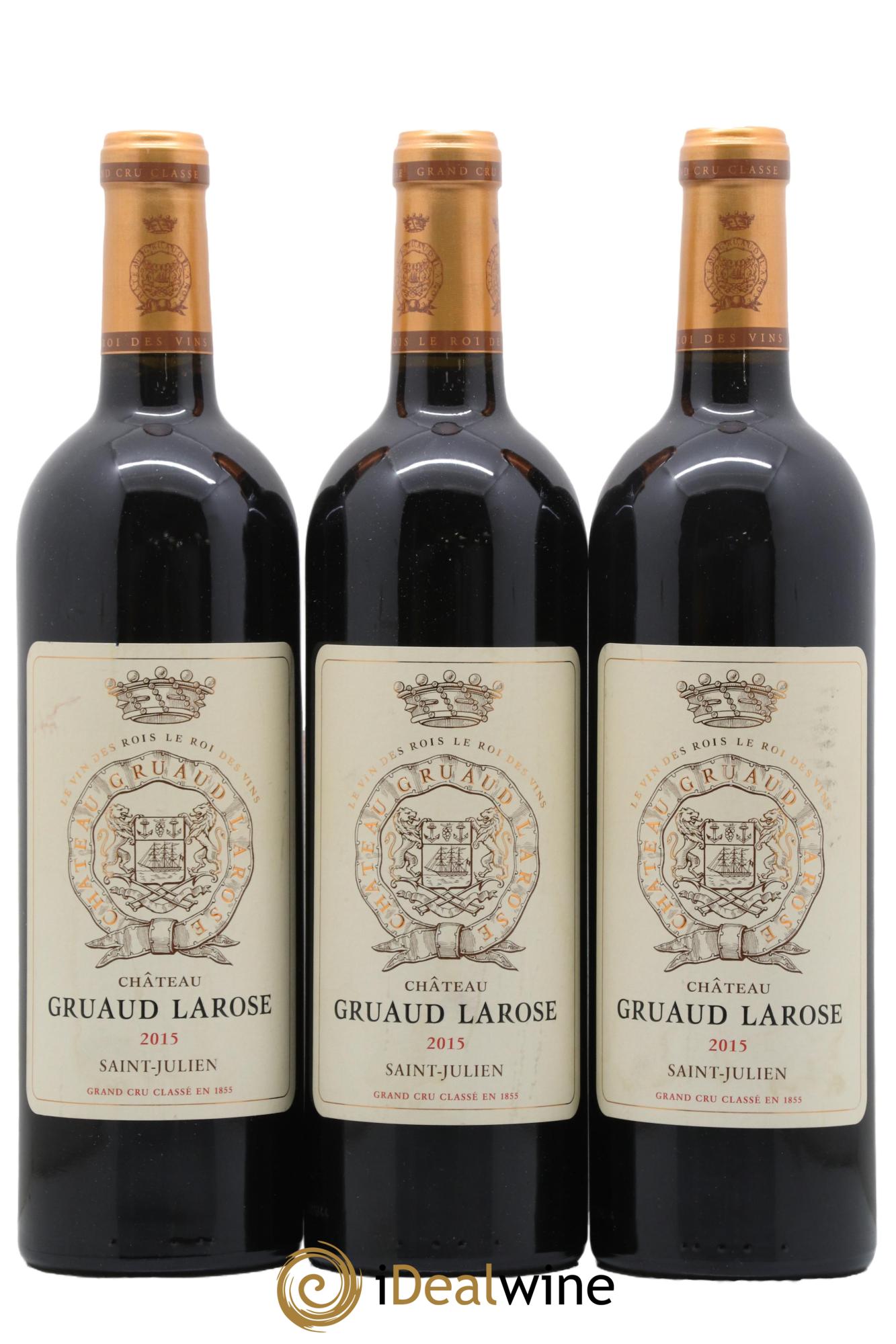 Château Gruaud Larose 2ème Grand Cru Classé 2015 - Lot de 3 bouteilles - 0