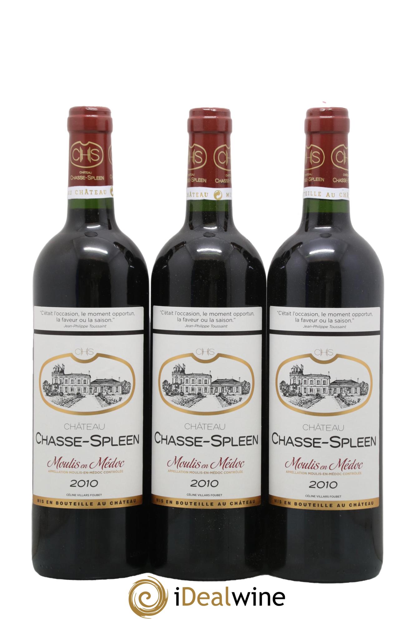 Château Chasse Spleen 2010 - Lot de 6 bouteilles - 2