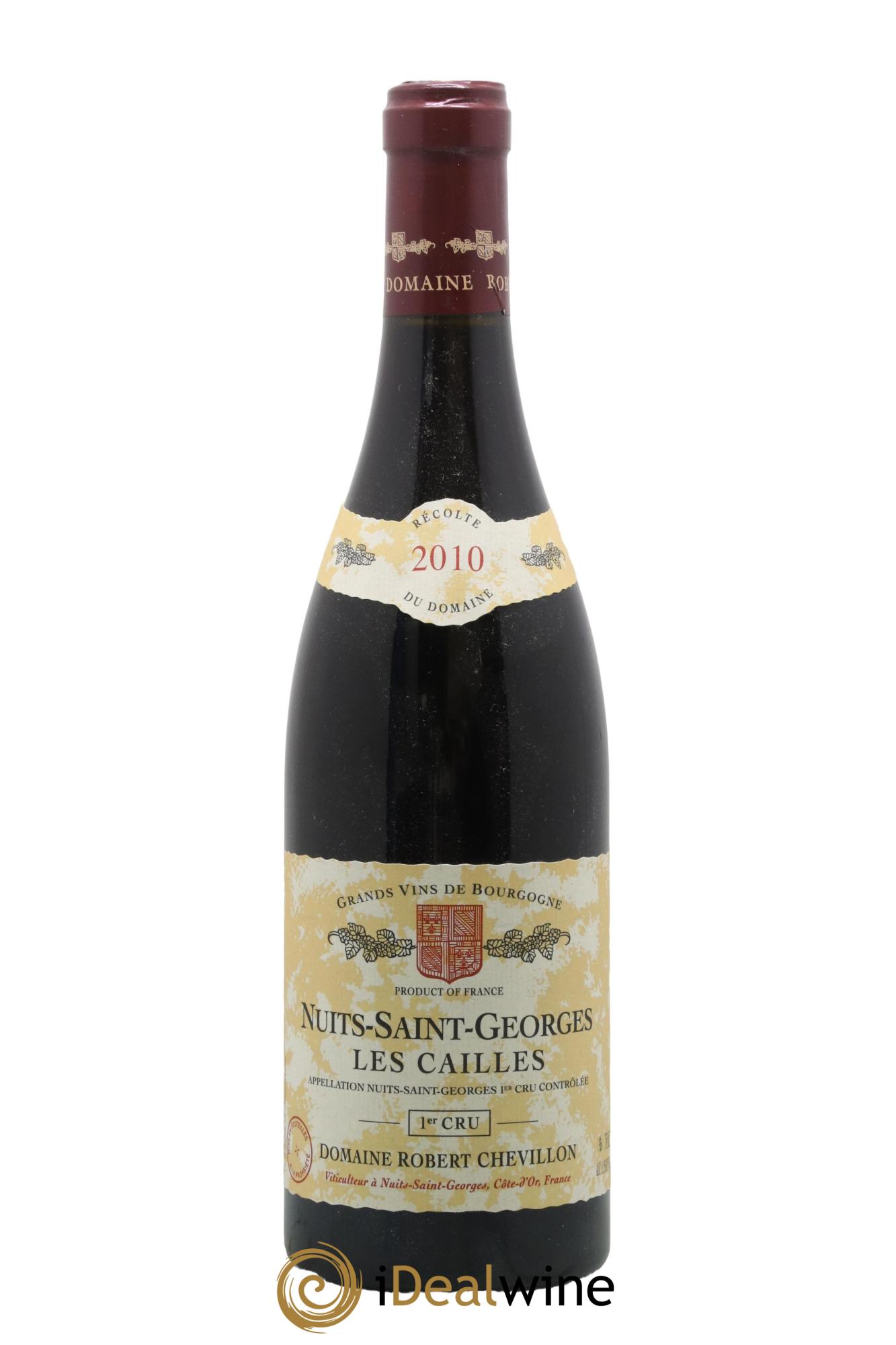 Nuits-Saint-Georges 1er Cru Les Cailles Robert Chevillon 2010 - Lot de 1 bouteille - 0