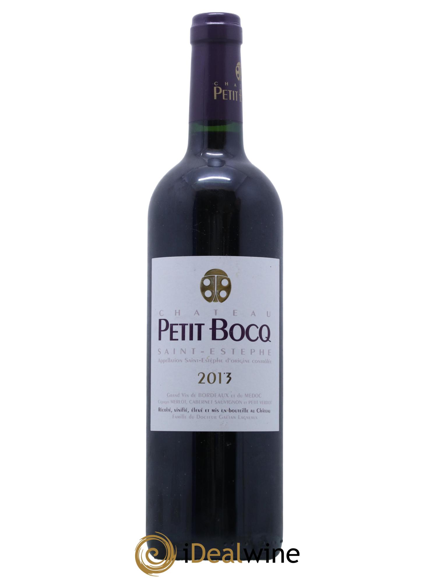 Château Petit Bocq Cru Bourgeois 2013 - Lot de 1 bouteille - 0