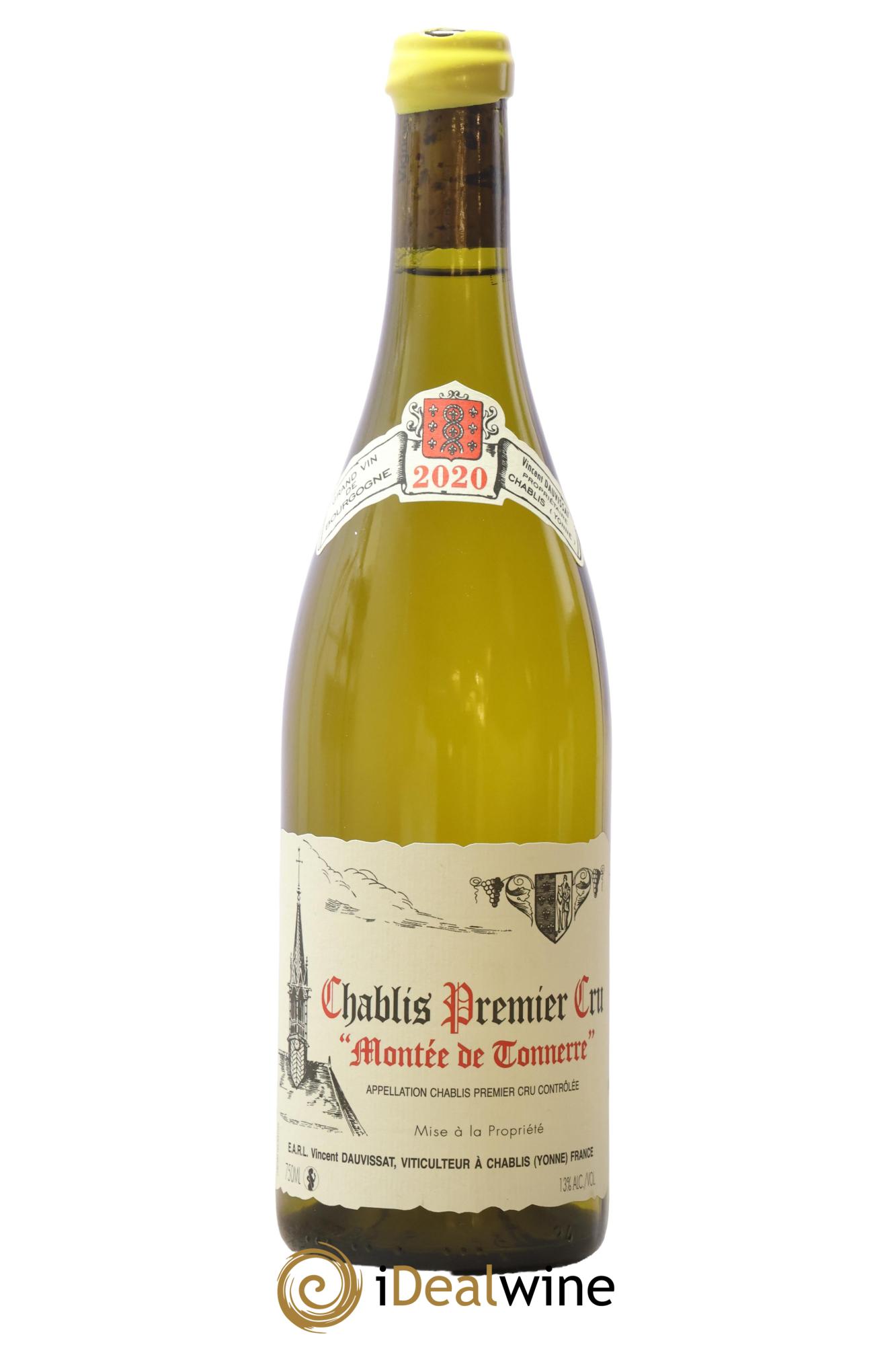 Chablis 1er Cru Montée de Tonnerre Vincent Dauvissat (Domaine) 2020 - Lot of 1 bottle - 0